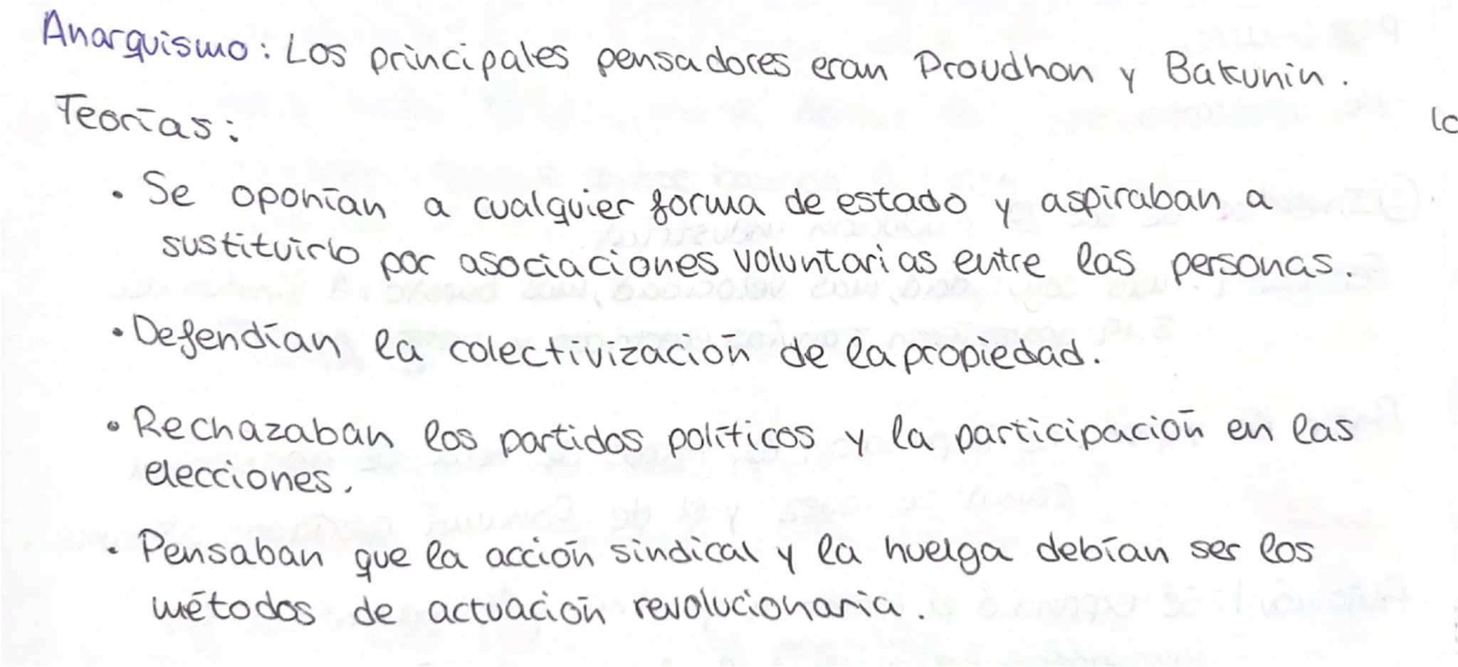 2 Marxismo y Anarquismo.
## Marxismo: Los principales pensadores eran : Marx y Engels.
### Teorías:
* El motor de la historia, es la lu