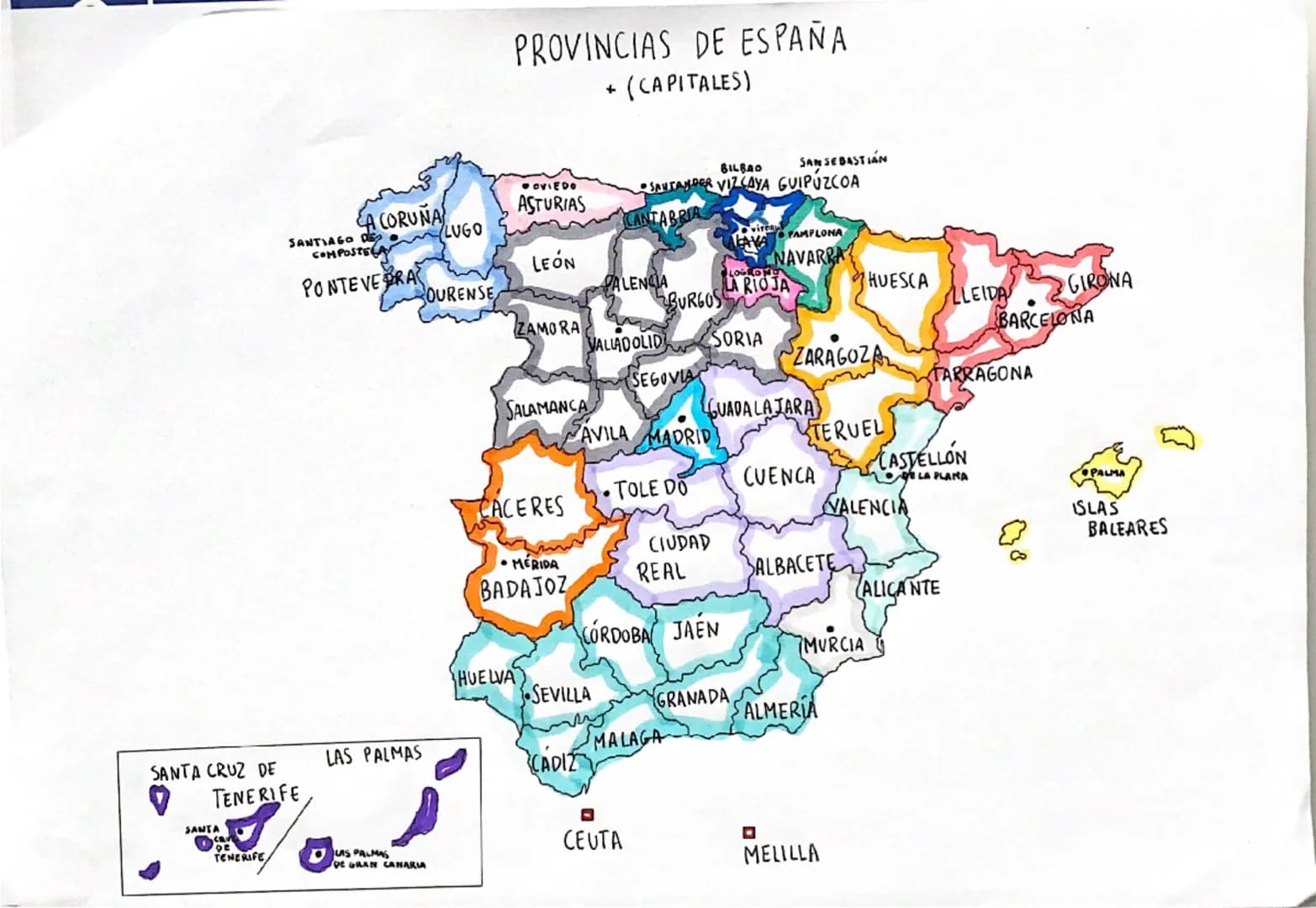 # COMUNIDADES AUTÓNOMAS DE ESPAÑA
PRINCIPADO
CANTABRIA PAÍS
DE ASTURIAS
VASCO
GALICIA
NAVARRA
CASTILLA LARIOJA
ARAGON CATALUNA
LEON
COMUNIDA