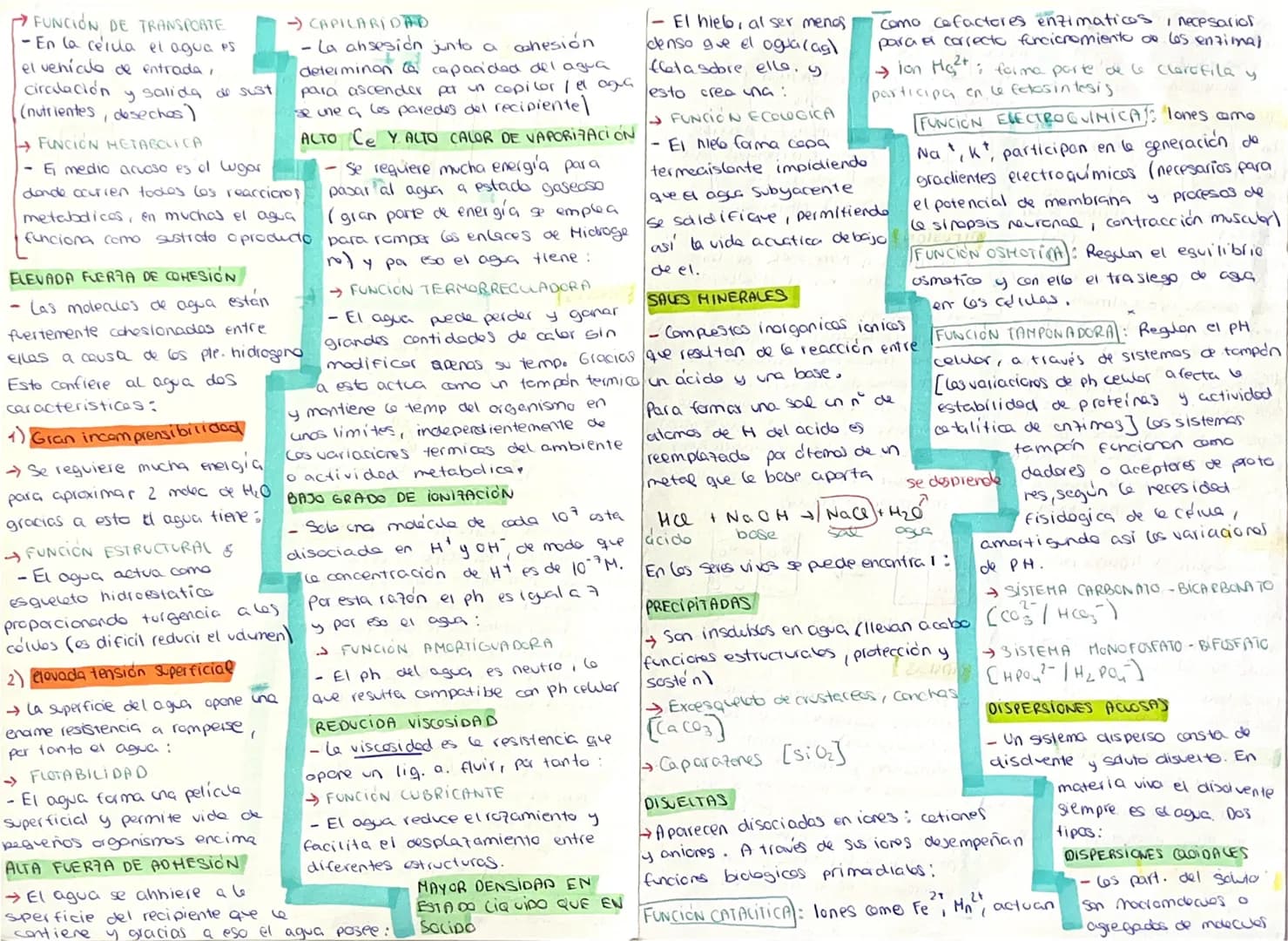 Nicolas kierer Cabsides
# Agua y sales
## QUE ES LA BIOLOGIA?
- Ciencia que estudia a los seres vivos tanto a nivel estructural (morfología)