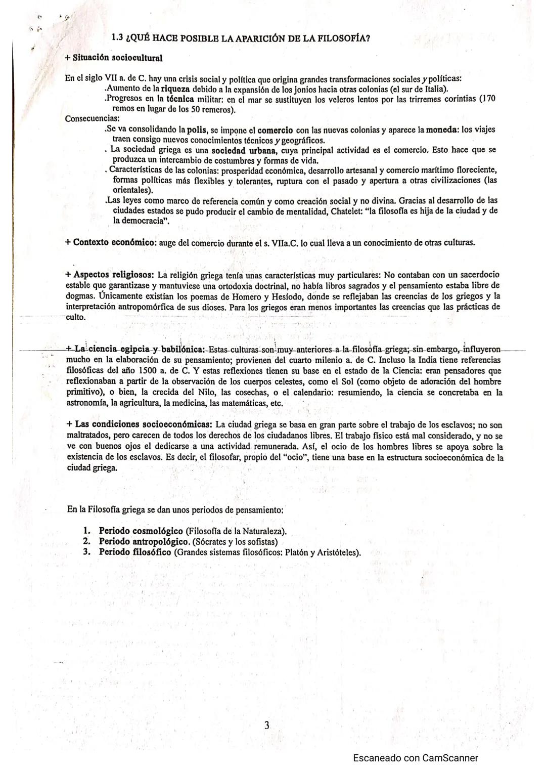 # 1º Trimestre: Historia de la Filosofía
TEMA 1: EL ORIGEN DE LA FILOSOFÍA (siglo VII a.C.)
1. Paso del MITO al LOGOS
Textos
2. Los orígen