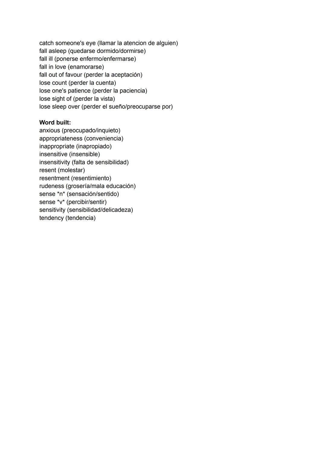 UNIT 1: Culture gap
alike (parecido)
appropriate (apropiado/adecuado)
awkward (complicado/poco práctico/incómodo)
culture gap (brecha cultur