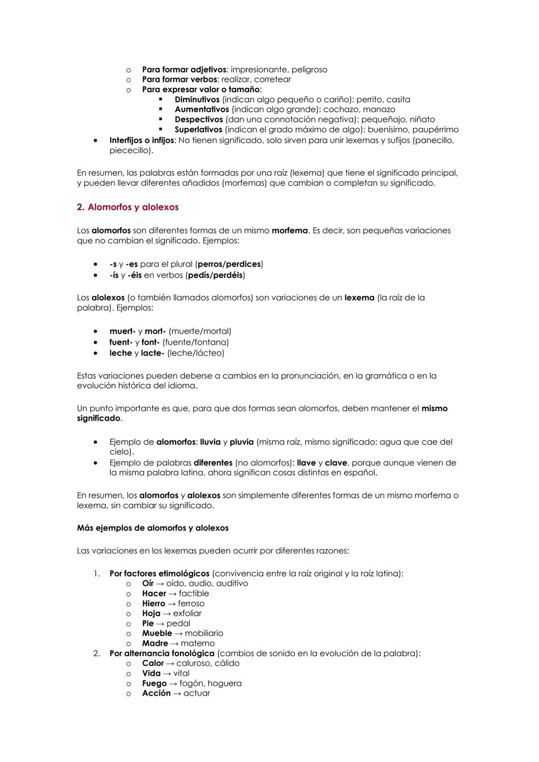 # La estructura de la palabra- Lengua
1. PALABRAS Y MONEMAS
Una palabra es una unidad del lenguaje que tiene significado y está formada po