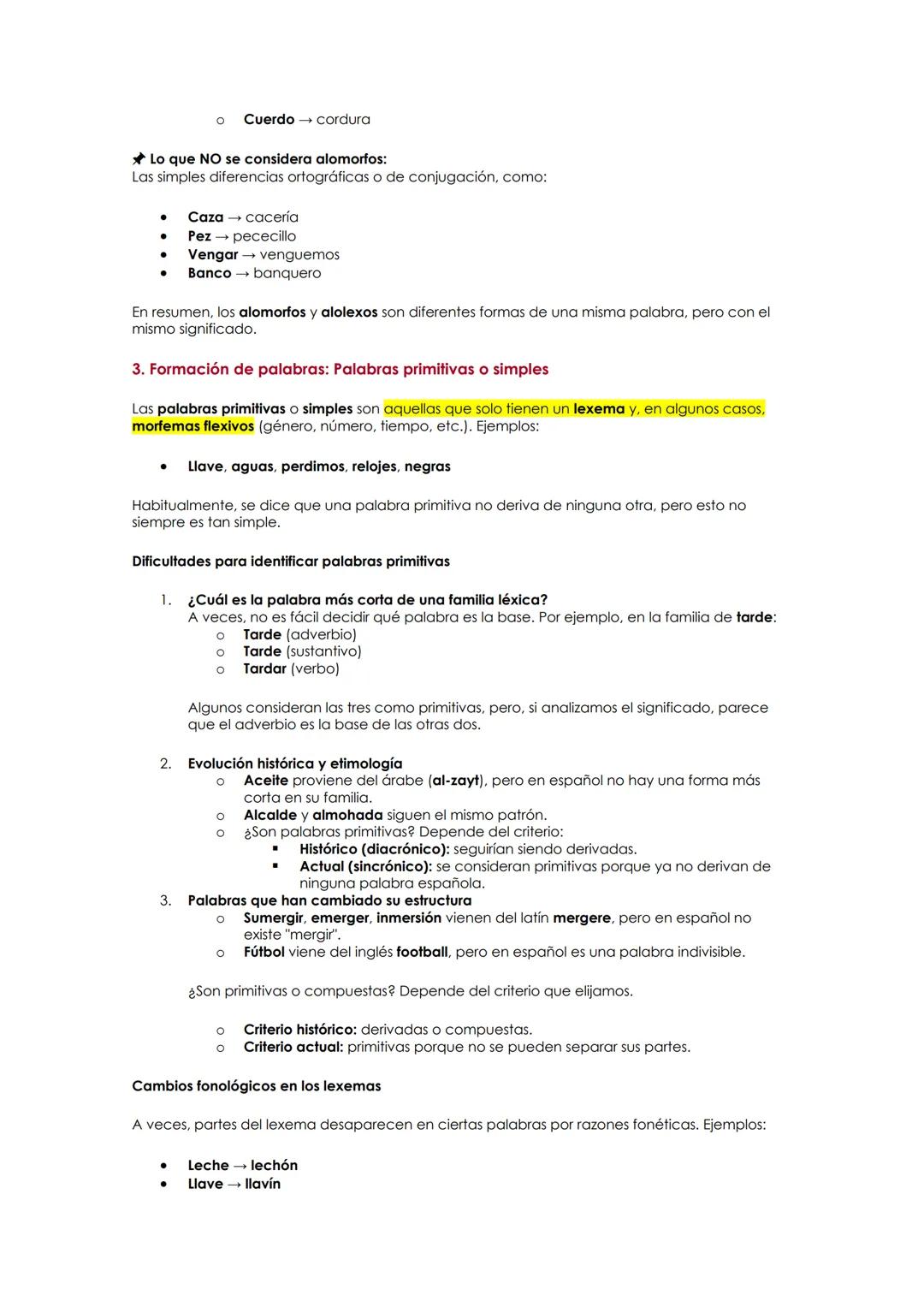 # La estructura de la palabra- Lengua
1. PALABRAS Y MONEMAS
Una palabra es una unidad del lenguaje que tiene significado y está formada po