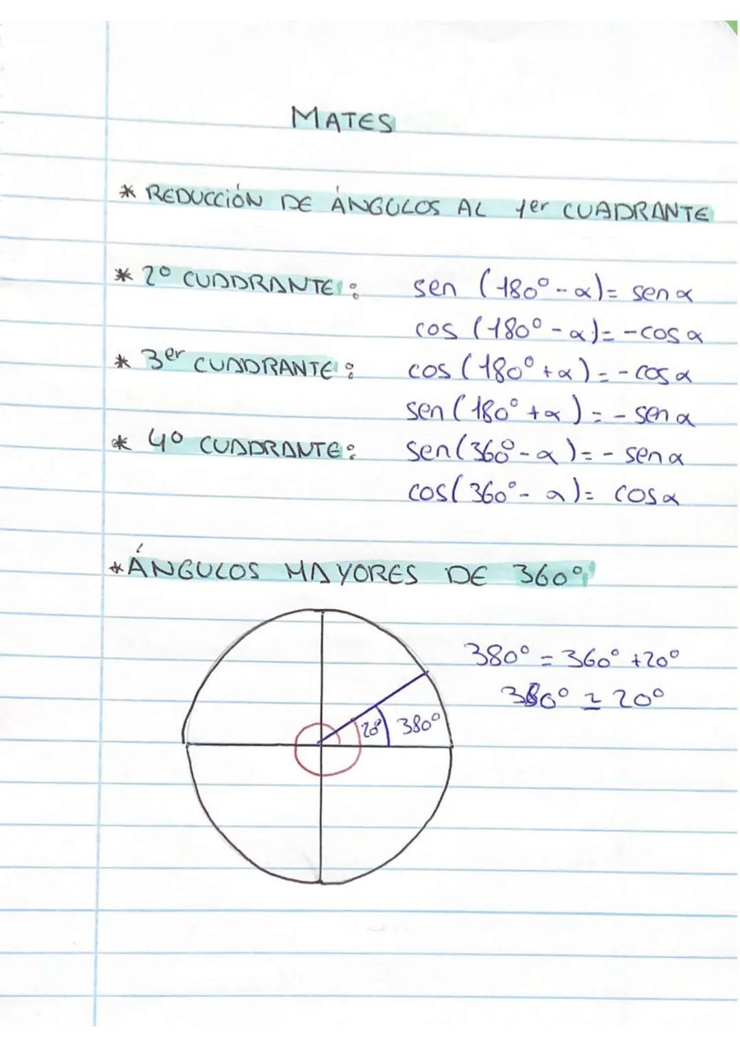 Trigonometría
Razones trigonométricas: ángulos< 90°
*senx =
* tga=
MATES!
cateto opuesto
hipotenusa
cateto
opuesto
cate to contiguo
m
* OTRA