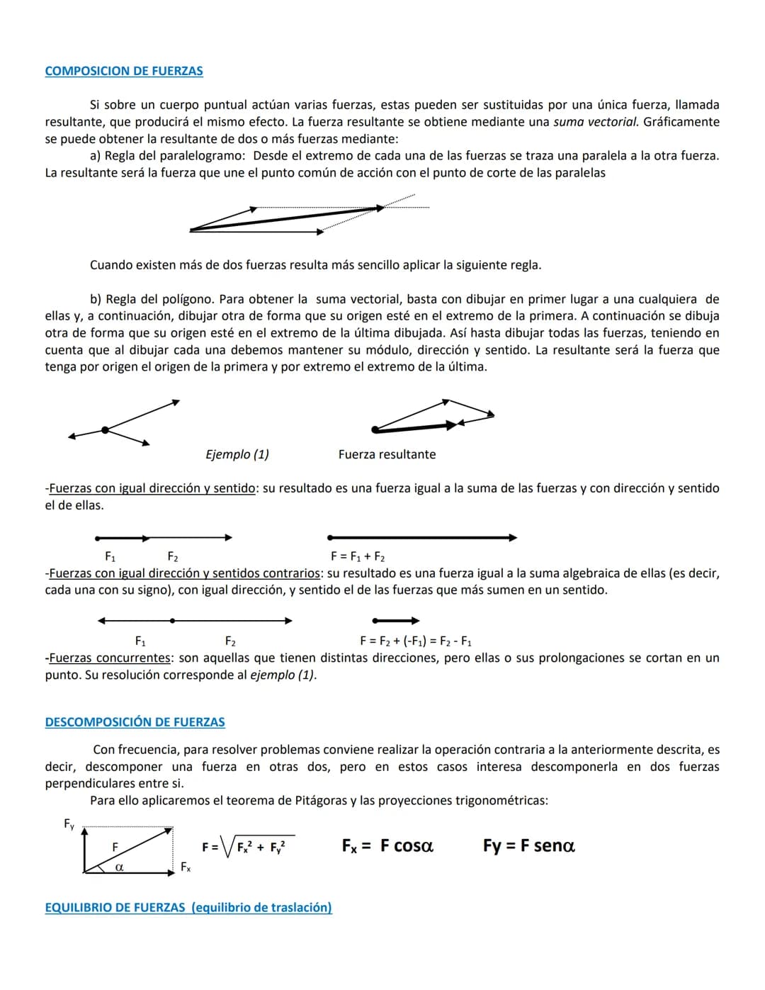 # FUERZAS
MAGNITUDES ESCALARES Y MAGNITUDES VECTORIALES
-Magnitud escalar: es aquella que queda perfectamente definida por el valor de su
