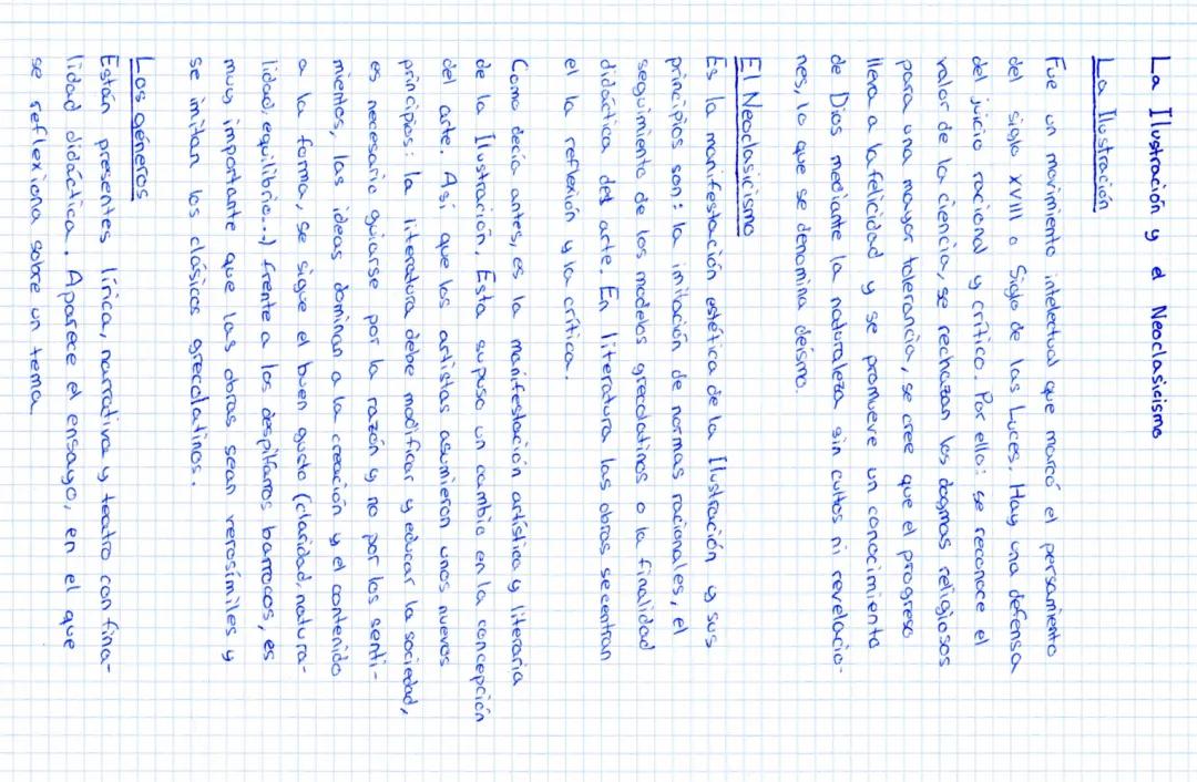 La Ilustración y el Neoclasicismo