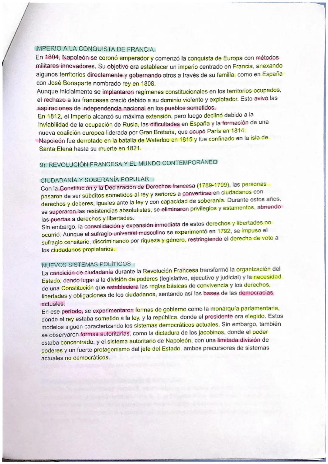 RESUMEN HISTORIA TEMA 1
1).ANTIGUO RÉGIMEN: era un sistema económico, político y social que dió en Europa
entre el siglo XVI y XVII.
Tenia u