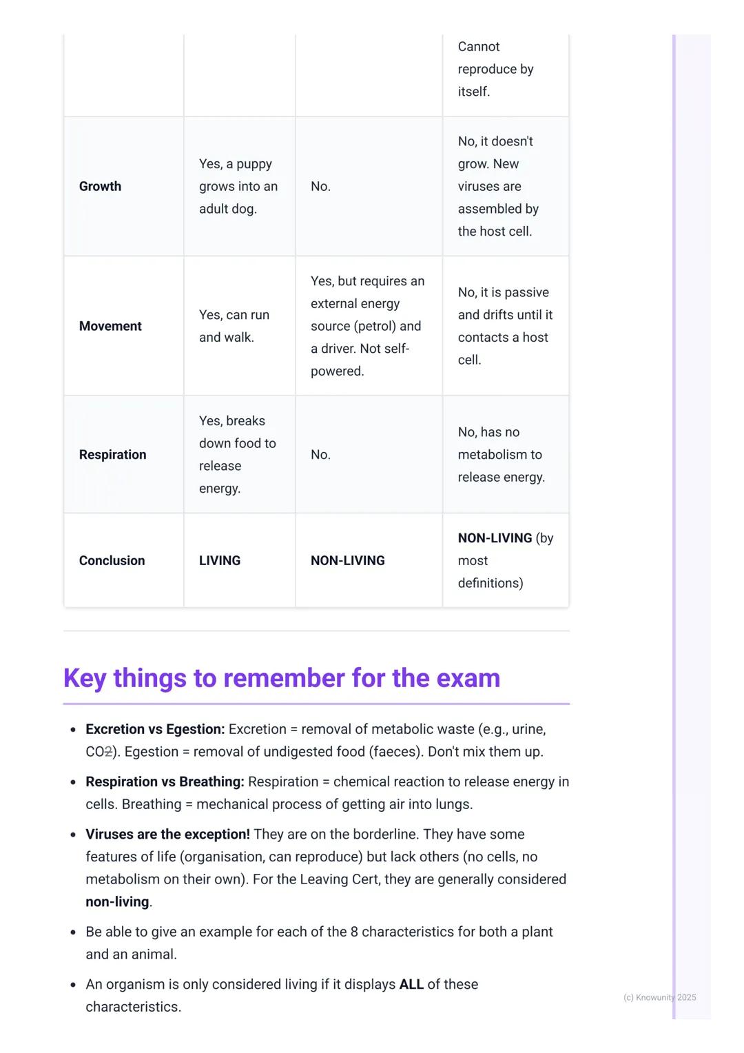 # Characteristics of Life
## What makes something alive?
Biology is the study of life, so the first thing we need to be clear on is what '