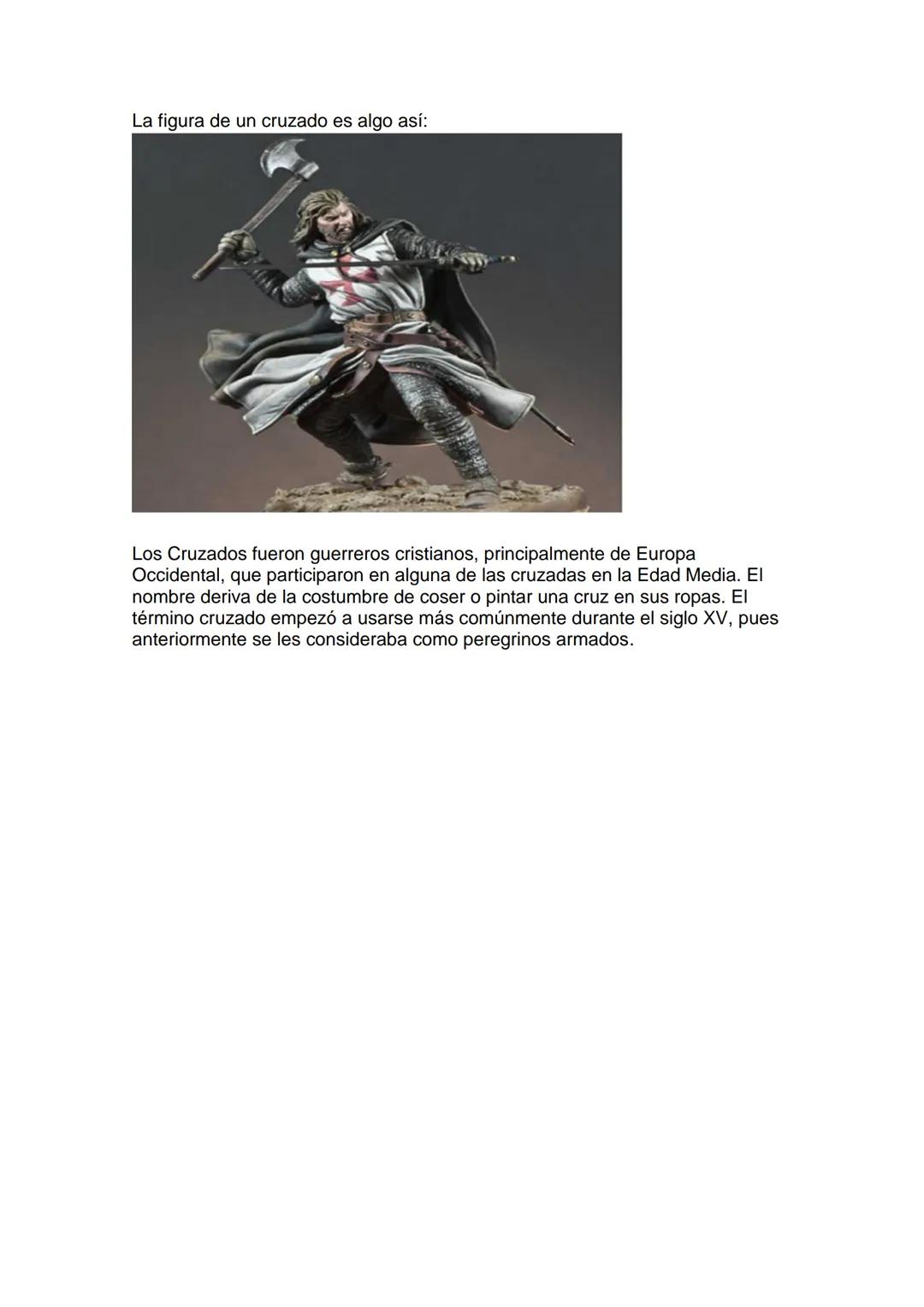 LAS CRUZADAS
Lucía Salomé Quirós
9 DE DICIEMBRE DE 2020 Índice:
1 ¿De qué trata el trabajo?
¿Por qué son importantes las cruzadas?
tabla de