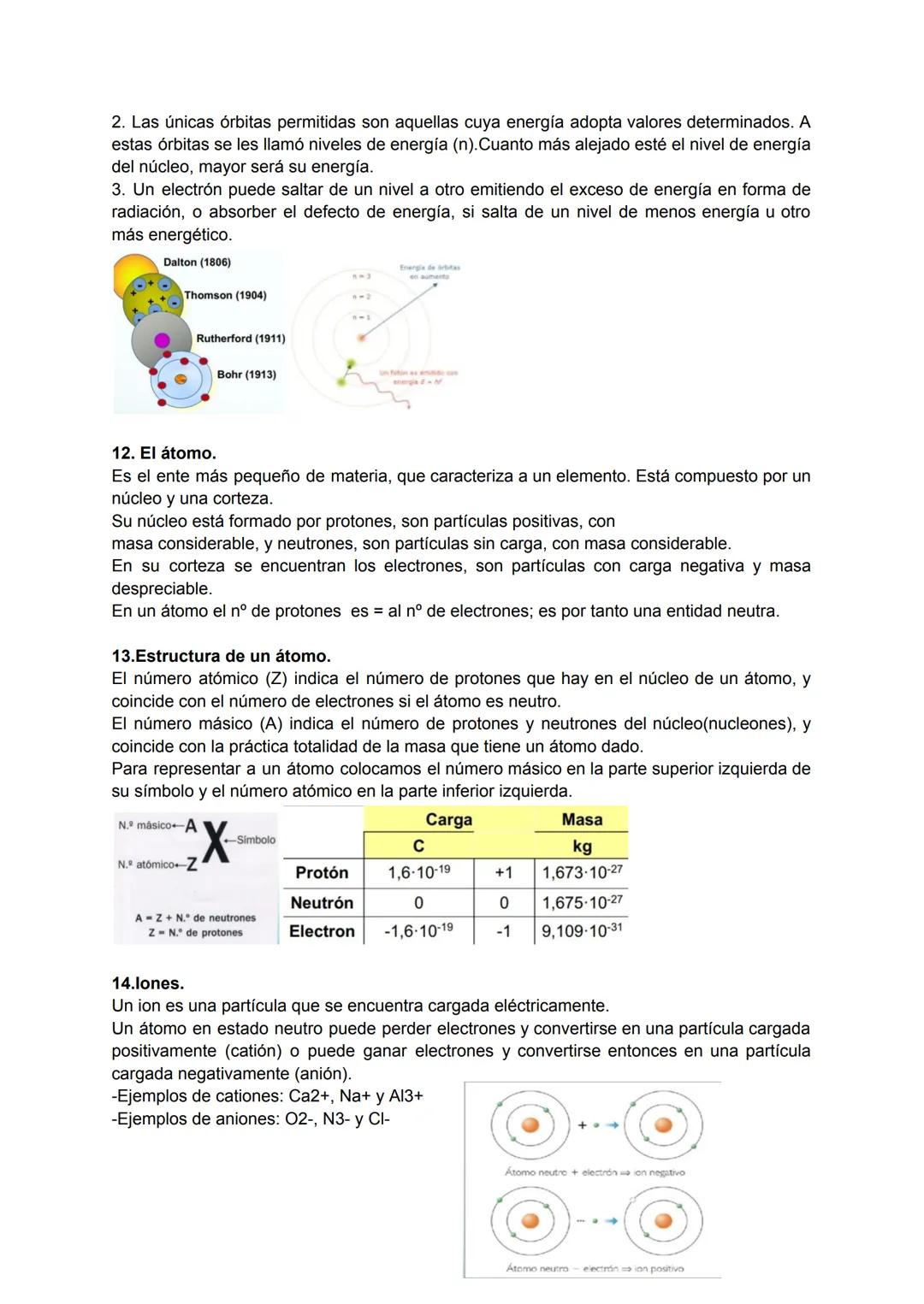 EL ÁTOMO Y LOS ENLACES QUÍMICOS
1.Química.
La Química es la ciencia que describe la materia, sus propiedades y los cambios que ésta
puede ex