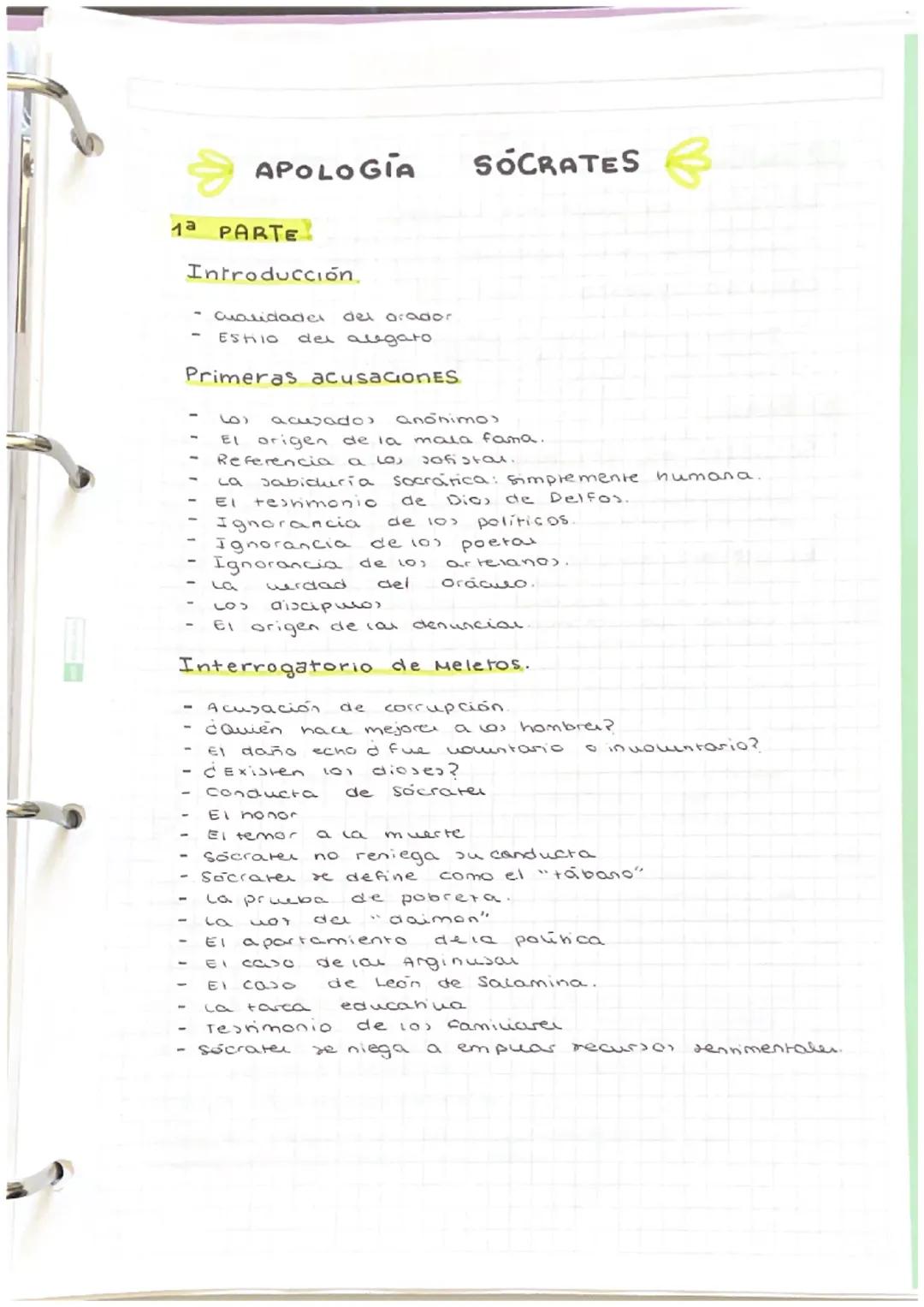 APOLOGIA
SOCRATES
1ª PARTE
Introducción.
cualidades del orador
ESHIO del alegato
Primeras acusacionES
-
-
رما
aawado anonimos
El origen de l