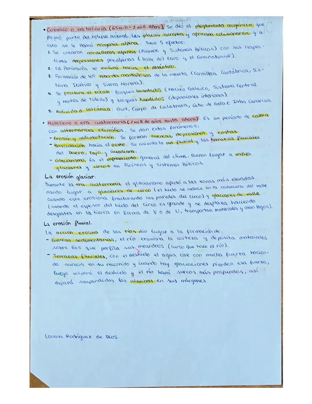 BLOQUE 2-2.1-HISTORIA GEOLÓGICA DE ESPAÑA
El relieve terrestre.
6
Redactado
Grandes unidades morfoestructurales que resultan por:
• Estructu