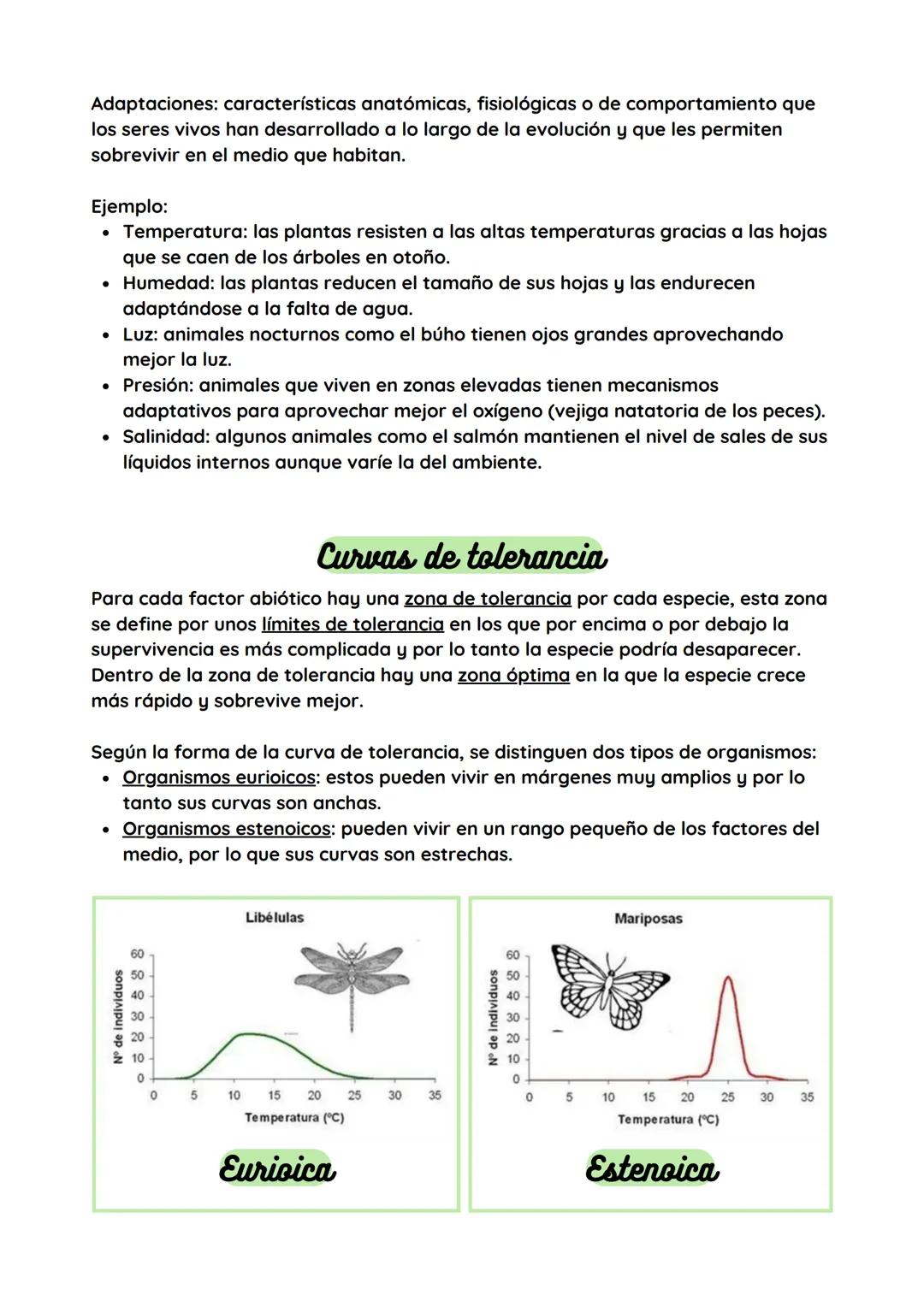 Biología Tema 4
Ecosistema: conjunto de seres vivos y factores ambientales que existen en una
zona determinada, y las relaciones que se esta