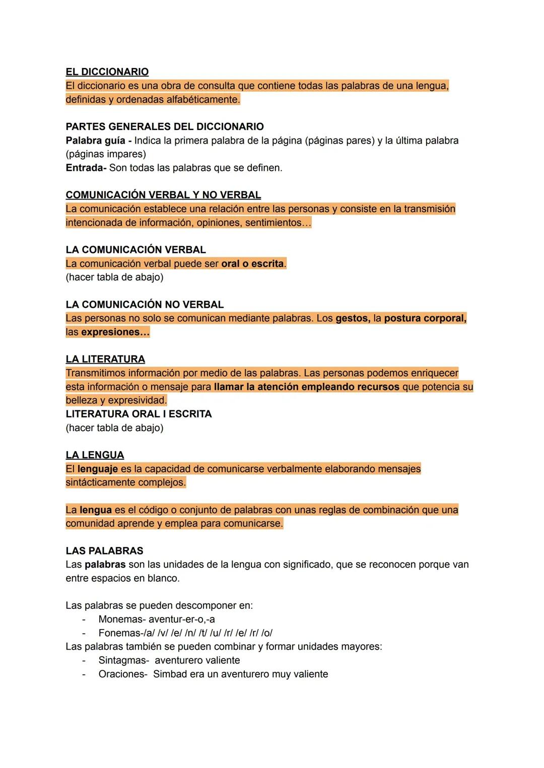 Tema 1: El cementerio de elefantes (Castellano)