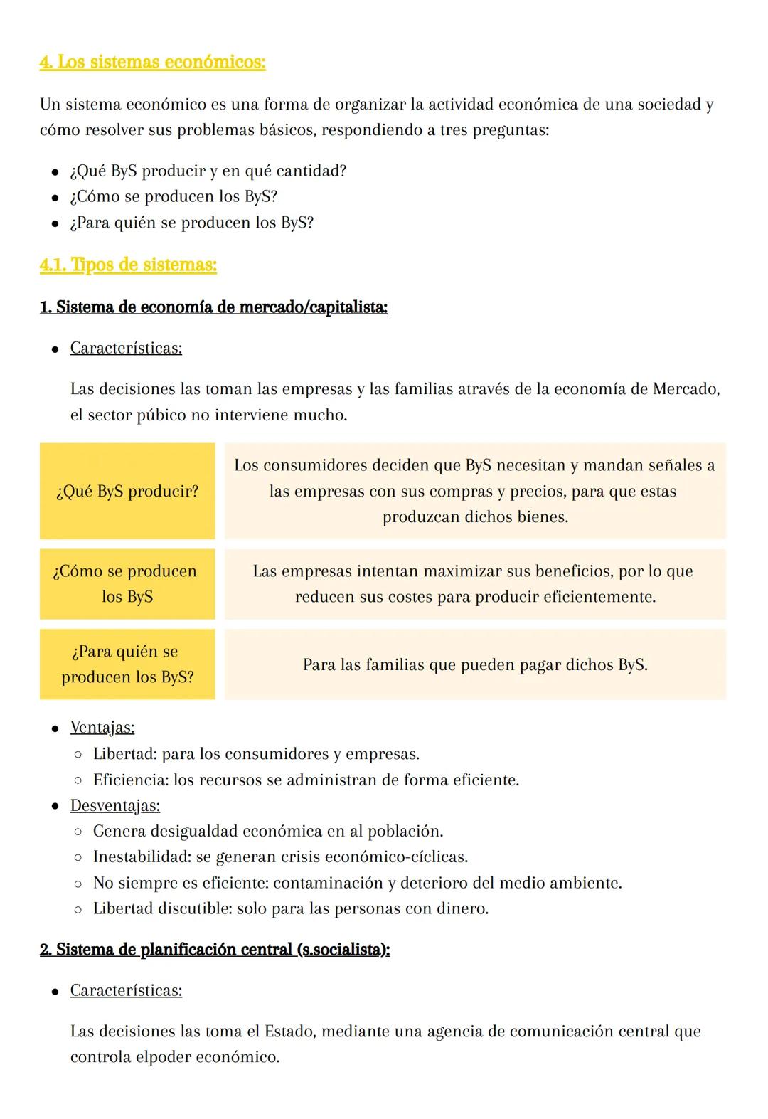 Tema 2: Factores, agentes y sistemas económicos:
1. Los factores productivos:
Para poder obtener los bienes y servicios que necesitamos, hay