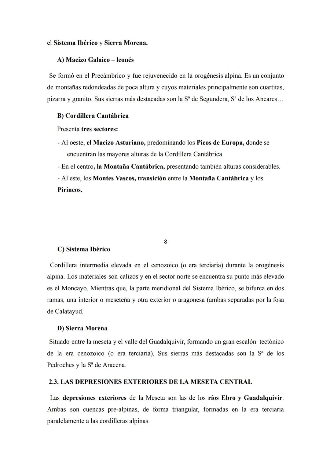 # TEMA 1: EL RELIEVE PENINSULAR E INSULAR
1. EL RELIEVE PENINSULAR
1.1. CARACTERÍSTICAS GENERALES
Se entiende por relieve al conjunto de