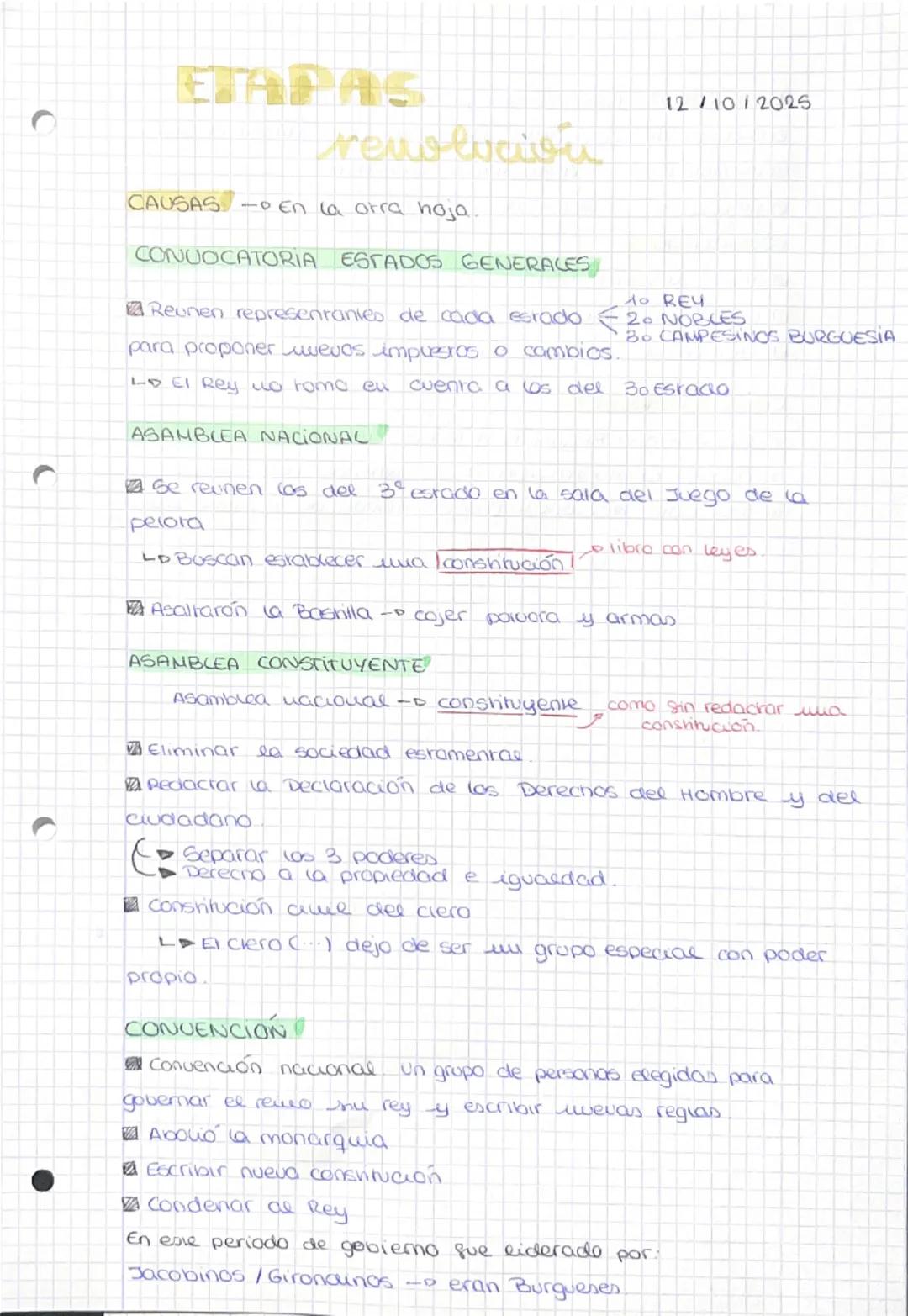 # revolución
# FRANCESA
11/10/2025
• La Revolución Francesa que un proceso pounco, social,
economico y cultural. Marco el sin del Anniguo