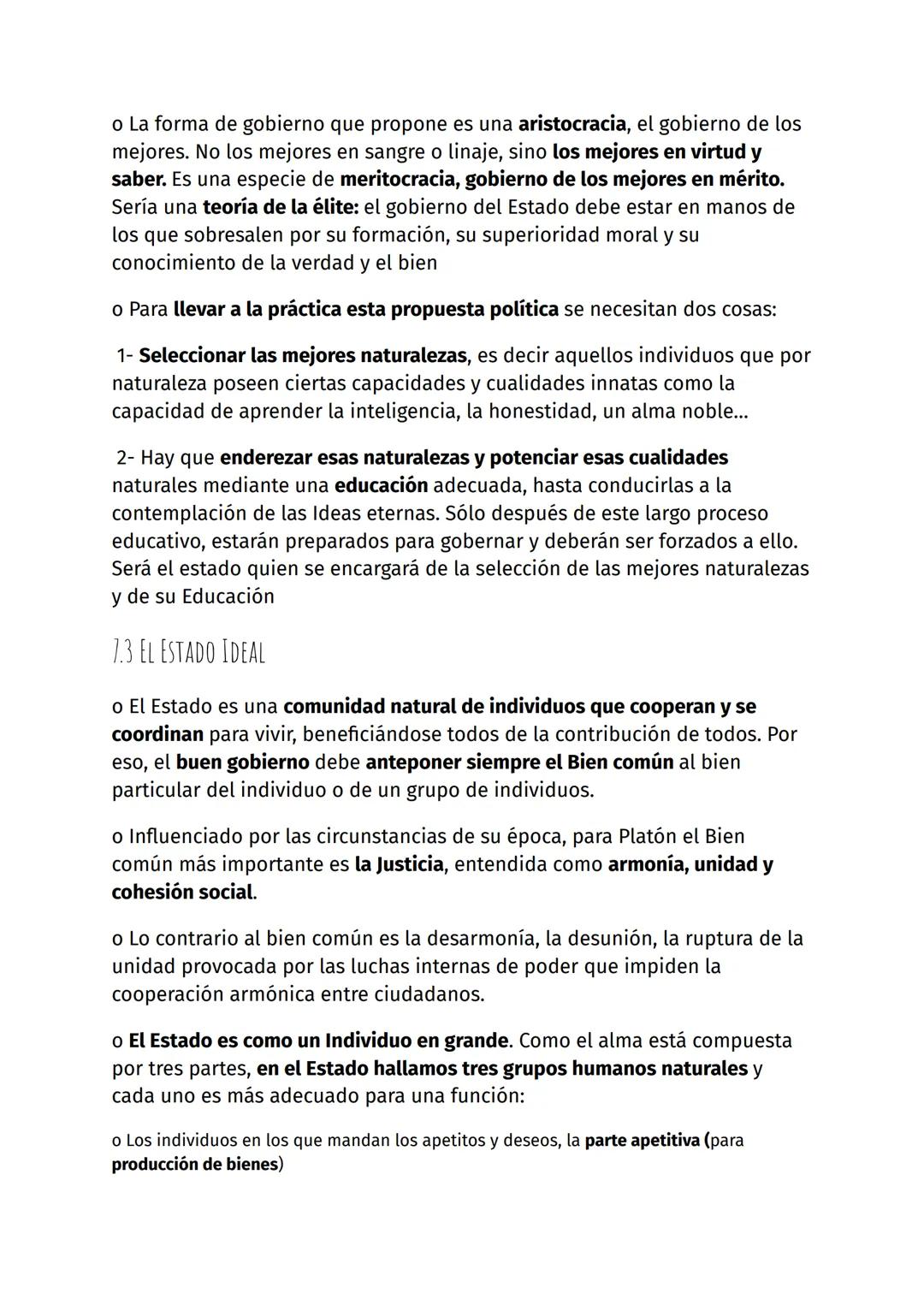 7. LA POLÍTICA
7.1 RECHAZO DE LA DEMOCRACIA COMO FORMA DE GOBIERNO
La filosofía de Platón arranca de la insatisfacción con la situación po