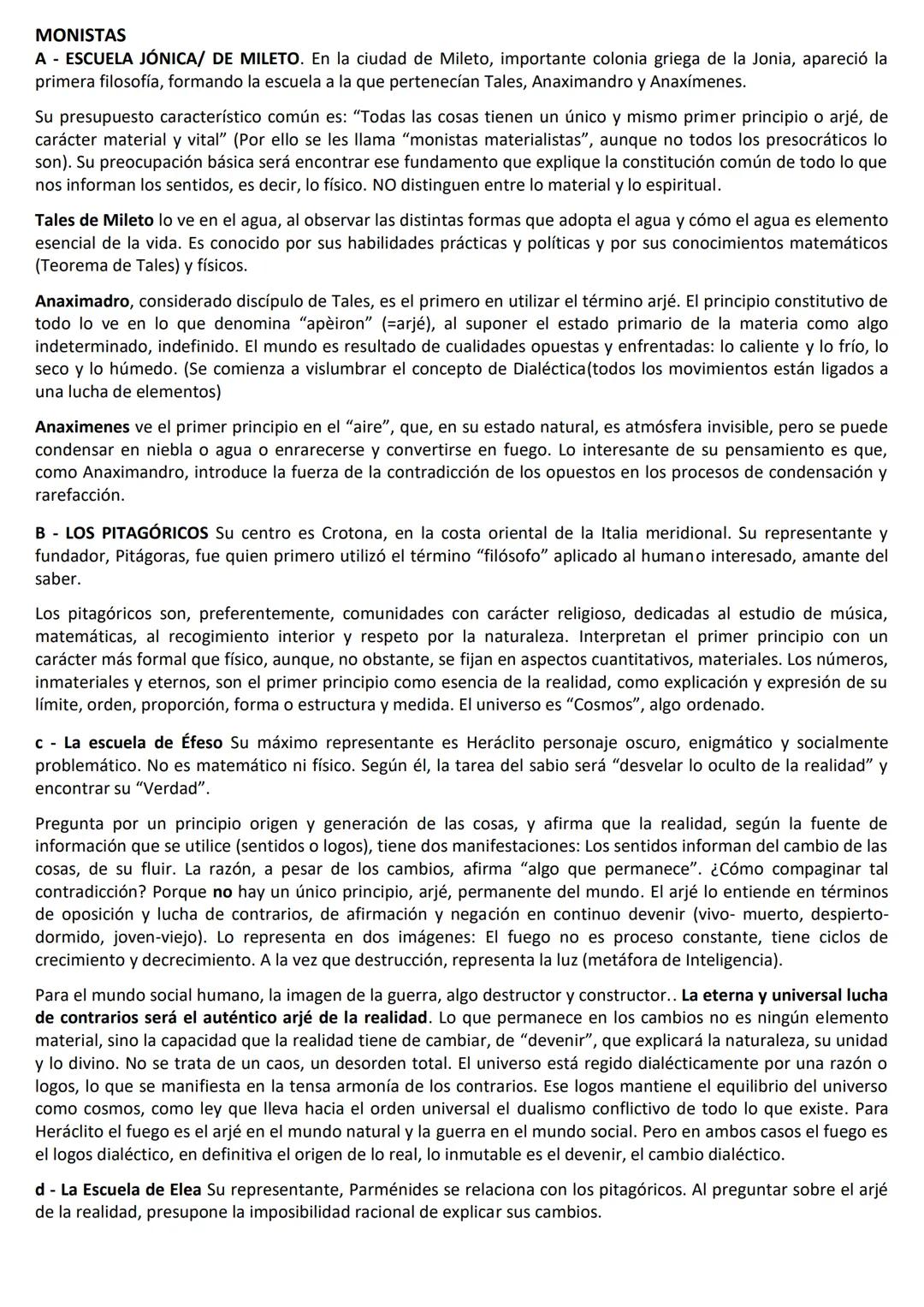 # FILOSOFÍA PREPLATÓNICA. PARTE 1. EL CONCEPTO DE
PHYSIS Y LOS PRESOCRÁTICOS.
1. INTRODUCCIÓN- CUÁNDO, DÓNDE, POR QUÉ Y CÓMO
(CUÁNDO) La f