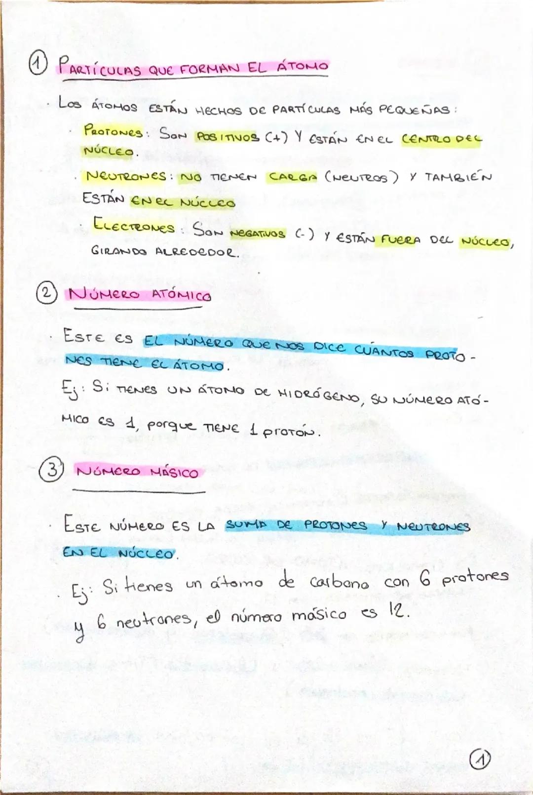 PARTÍCULAS QUE FORMAN EL ÁTOMO
Los ATOMOS ESTÁN HECHOS DE PARTÍCULAS MÁS PEQUEÑAS:
PROTONES: SON POSITIVOS (+) Y ESTÁN EN EL CENTRO DEL
NÚCL