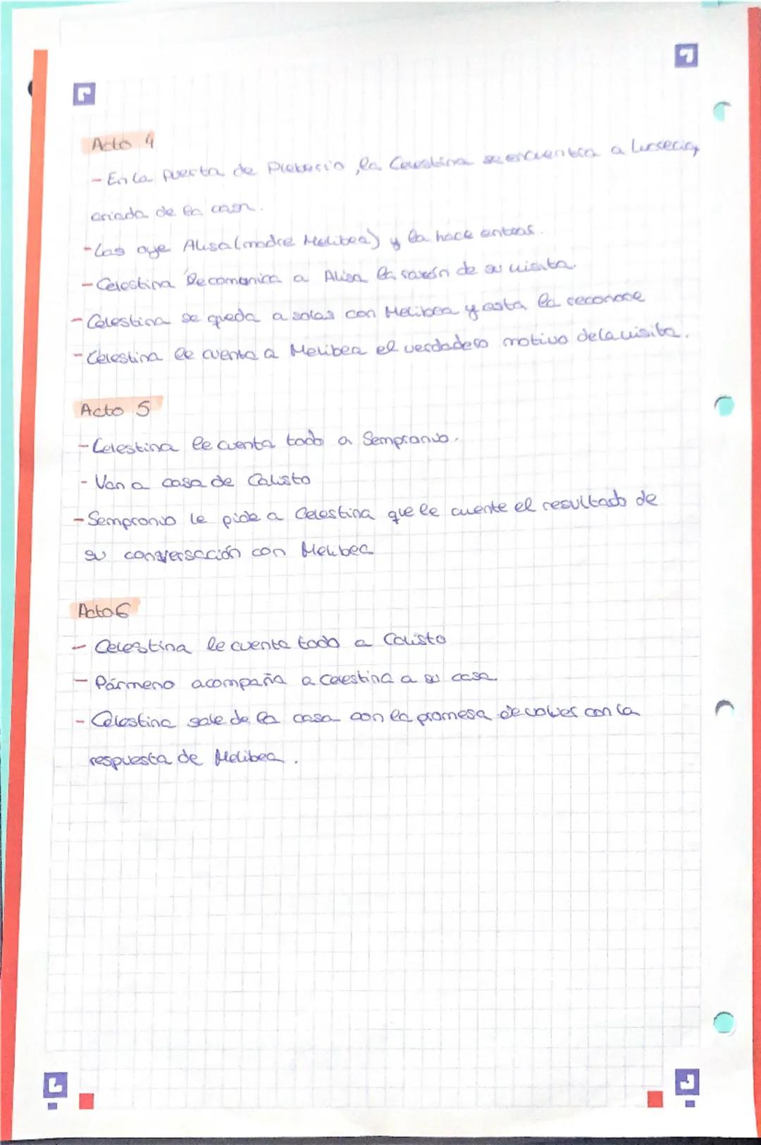 C
O
CELESTINA
Acto 1
Calisto entra en busca de un holoon en la huerta que hay
a casa de Melibea
dureza
y
ales of encuentran Rendido de amor