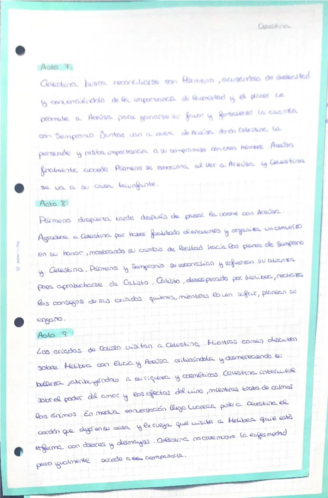 C
O
CELESTINA
Acto 1
Calisto entra en busca de un holoon en la huerta que hay
a casa de Melibea
dureza
y
ales of encuentran Rendido de amor