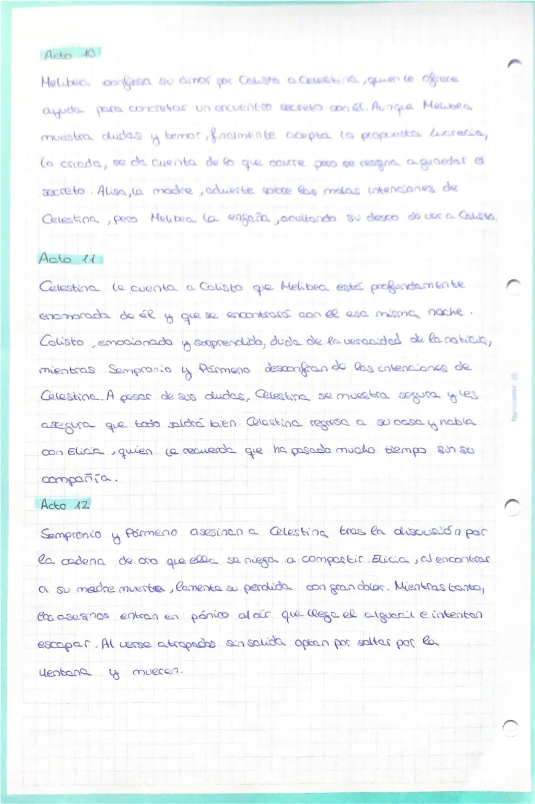 C
O
CELESTINA
Acto 1
Calisto entra en busca de un holoon en la huerta que hay
a casa de Melibea
dureza
y
ales of encuentran Rendido de amor