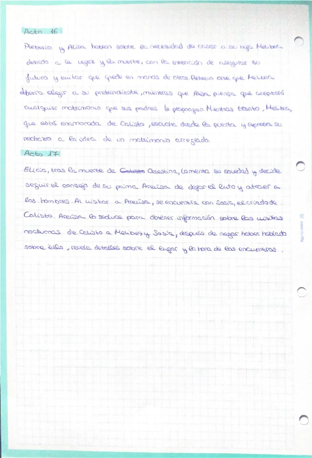 C
O
CELESTINA
Acto 1
Calisto entra en busca de un holoon en la huerta que hay
a casa de Melibea
dureza
y
ales of encuentran Rendido de amor