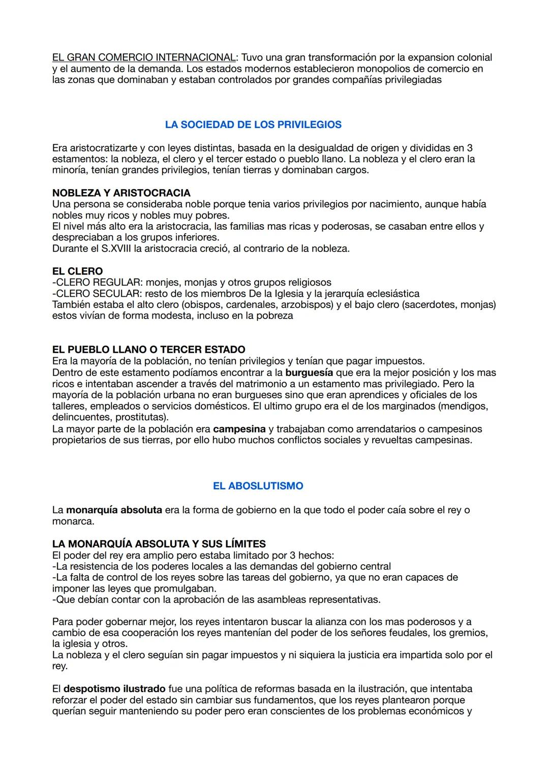 LA TRANSICIÓN DEMOGRÁFICA
En Europa el antiguo régimen se caracterizaba por una natalidad y una mortalidad muy elevadas,
por lo que la pobla