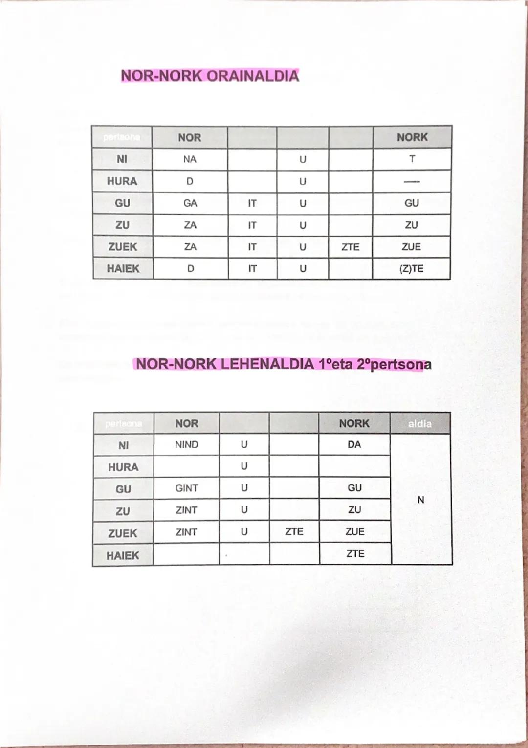 --- OCR Start ---
NOR-NORK ORAINALDIA
pertsona
NOR
NORK
NI
NA
U
T
HURA
D
U
GU
GA
IT
U
GU
ZU
ZA
IT
U
ZU
ZUEK
ZA
IT
U
ZTE
ZUE
HAIEK
D
IT
U
(Z)