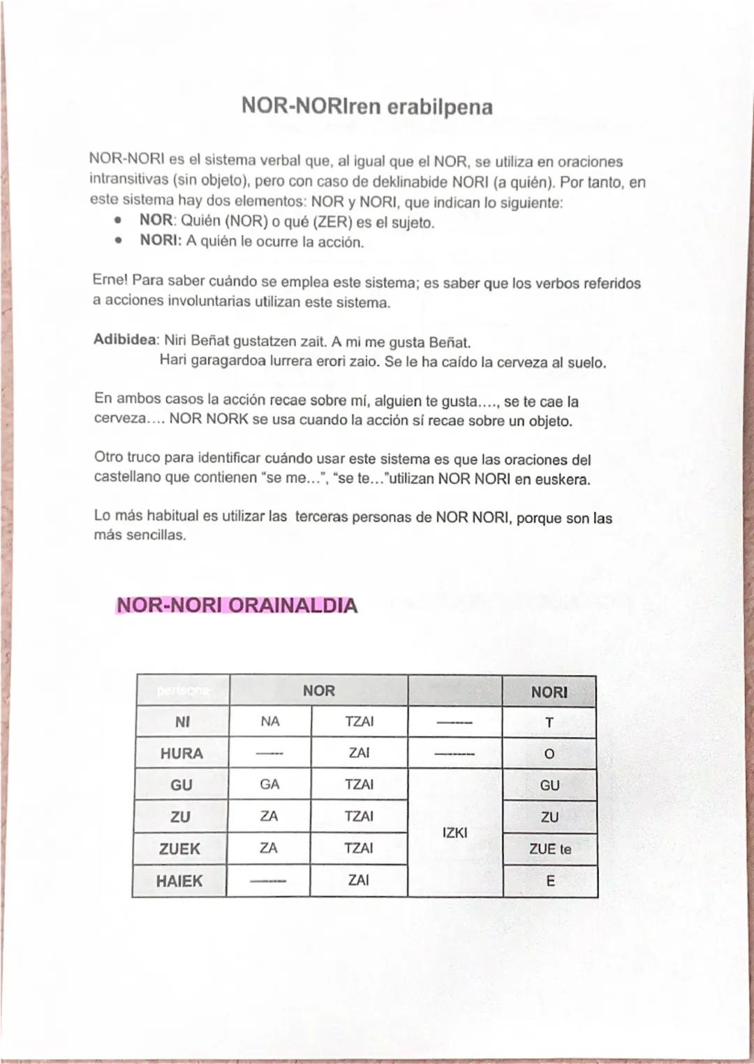 --- OCR Start ---
NOR-NORK ORAINALDIA
pertsona
NOR
NORK
NI
NA
U
T
HURA
D
U
GU
GA
IT
U
GU
ZU
ZA
IT
U
ZU
ZUEK
ZA
IT
U
ZTE
ZUE
HAIEK
D
IT
U
(Z)