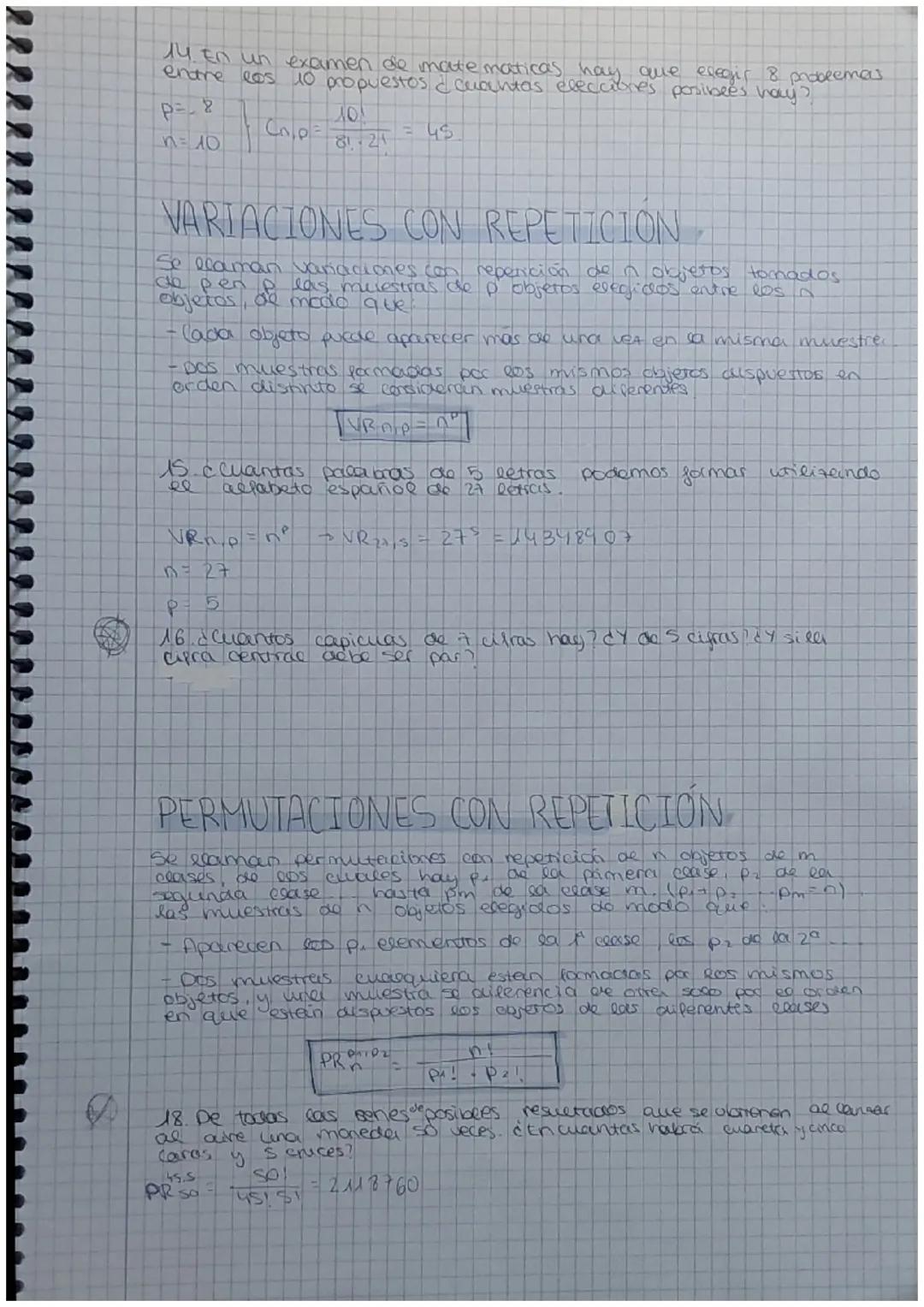 TEMA 12 CO
FACTORIAL DE UN NUMERO
Se denomina factorice de un numero natural. In³1)
con n!, el producto de los no nocturales desde in hastel