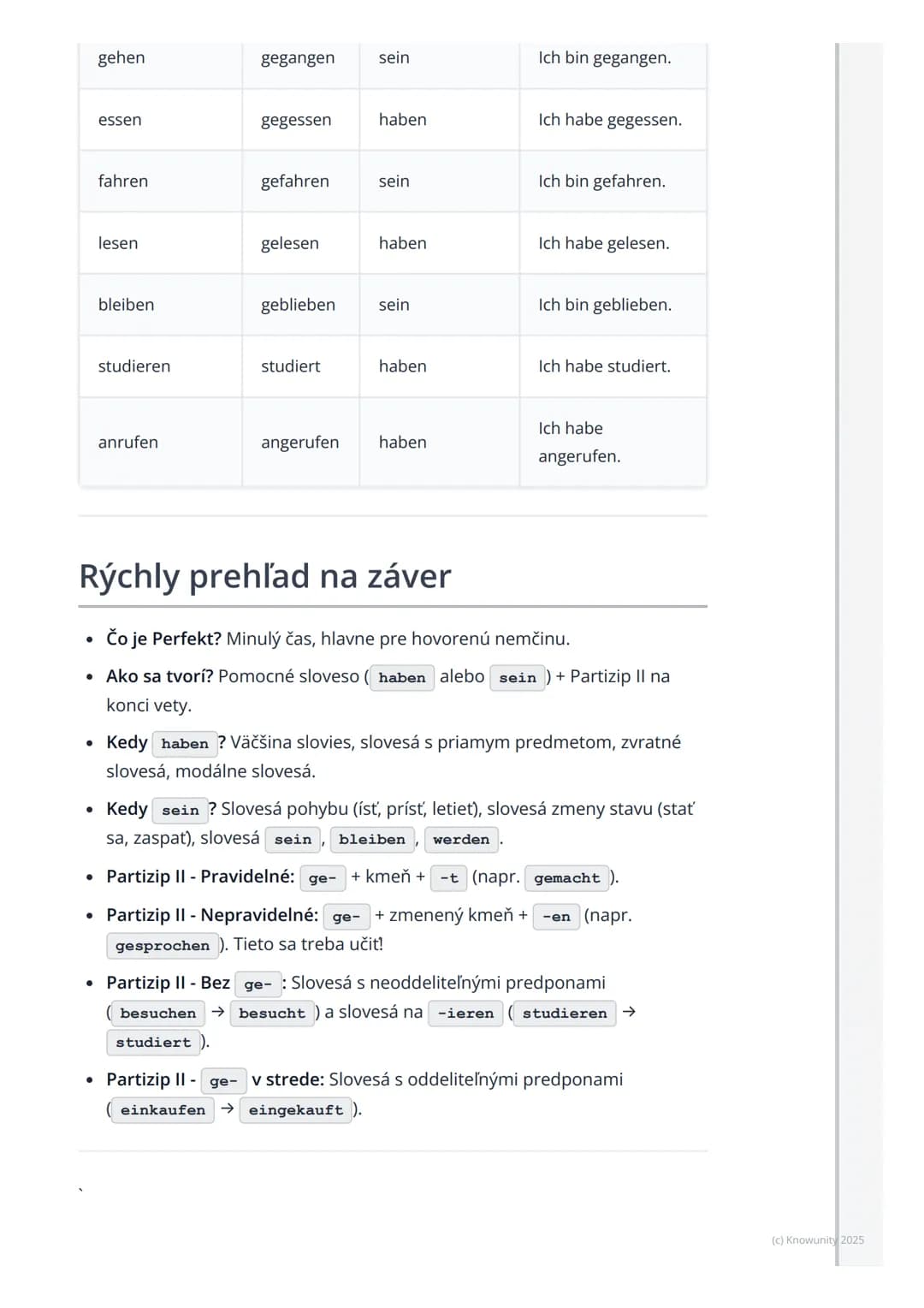 # Minulý čas zložený (Perfekt)
Úvod do perfektu
Ahoj! Dnes si preberieme minulý čas zložený, ktorý sa v nemčine volá
Perfekt. Je to super