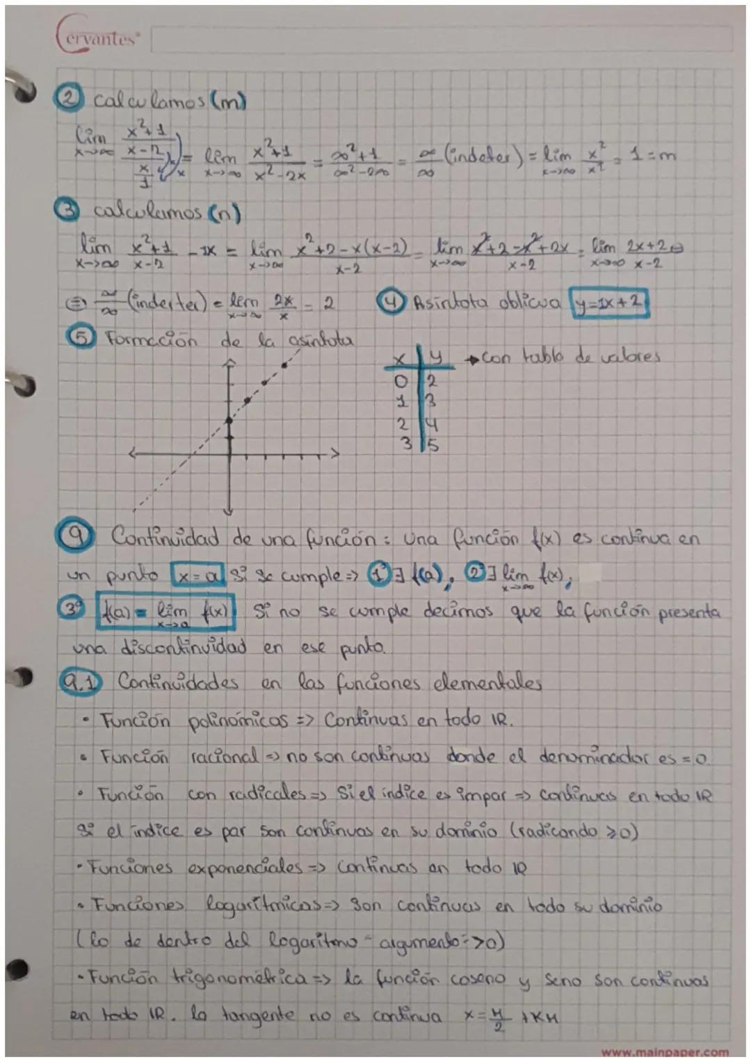 C
ervantes
(3) OPERACIONES CON LÍMITES.
Sean $a_n$ y $b_n$ das sucesiones de $n'$ Reales cuyos limites existen
Siempre se cumple:
- $lim_