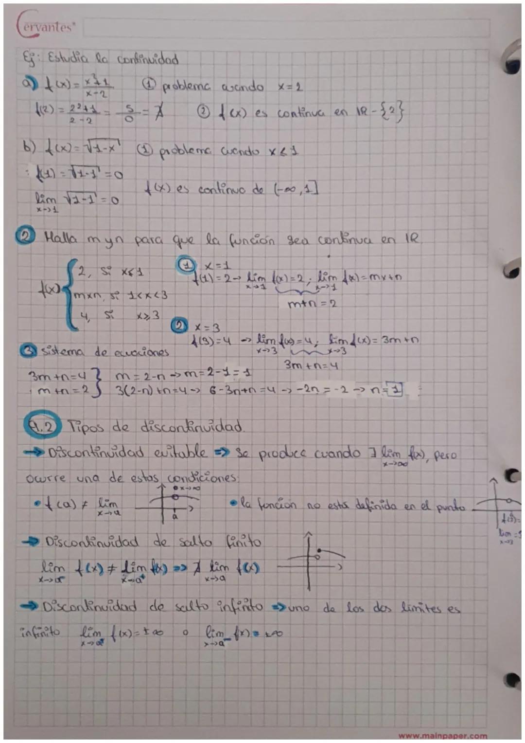 C
ervantes
(3) OPERACIONES CON LÍMITES.
Sean $a_n$ y $b_n$ das sucesiones de $n'$ Reales cuyos limites existen
Siempre se cumple:
- $lim_