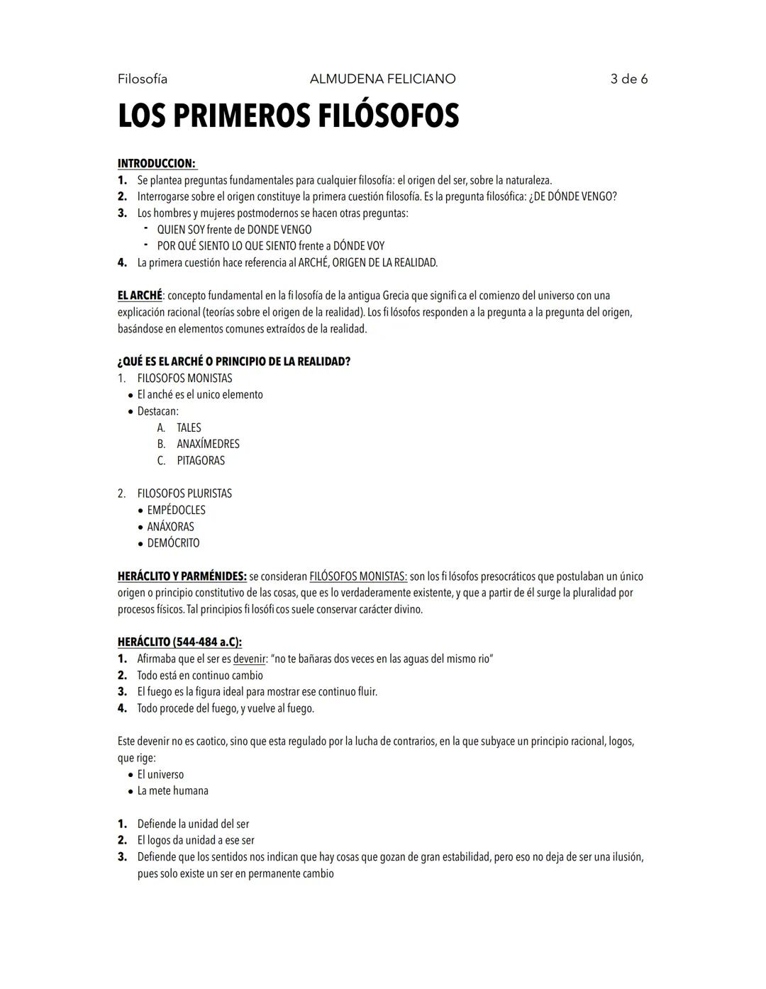 # Filosofía
# ALMUDENA FELICIANO
## ¿QUÉ ES LA FILOSOFÍA?
1 de 6
FILOSOFÍA: La Filosofía estudia lo real, busca la verdad, trata del bie