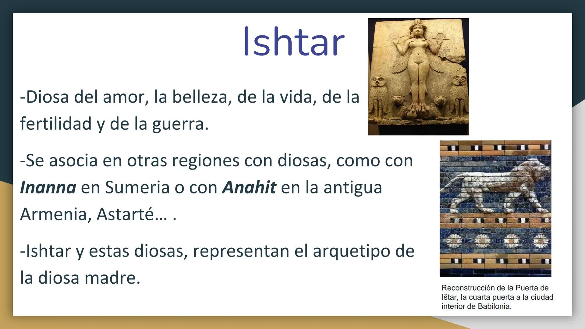 DIOSES MESOPOTÁMICOS Anu
Anu era el dios del cielo, señor de las
constelaciones y rey de todos los dioses.
Tenía el poder de castigar a los