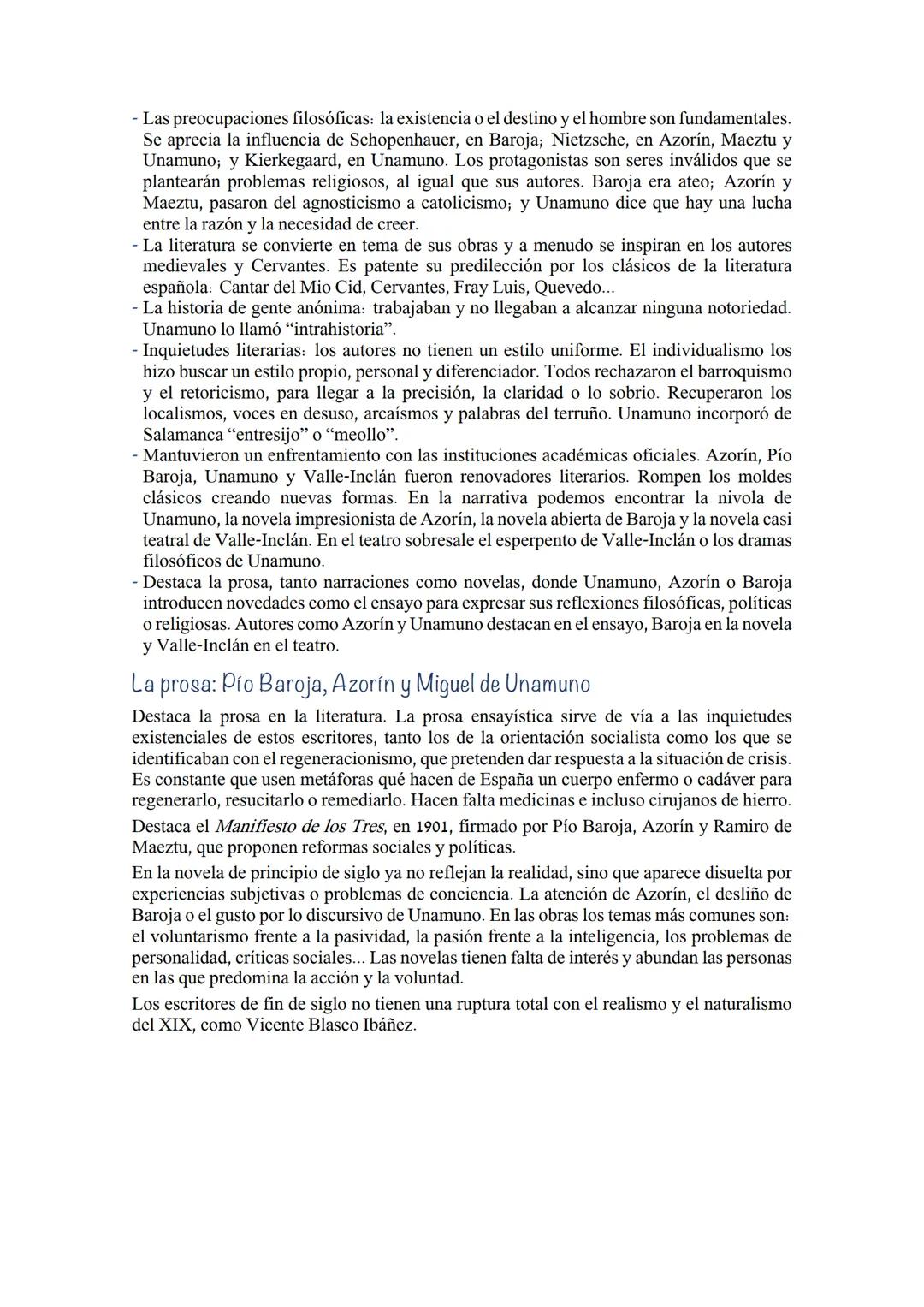 LA GENERACION DEL 98
La Generación del 98: definición y características
Definición
Su nombre se debe a Azorín, que lo propuso en una serie d