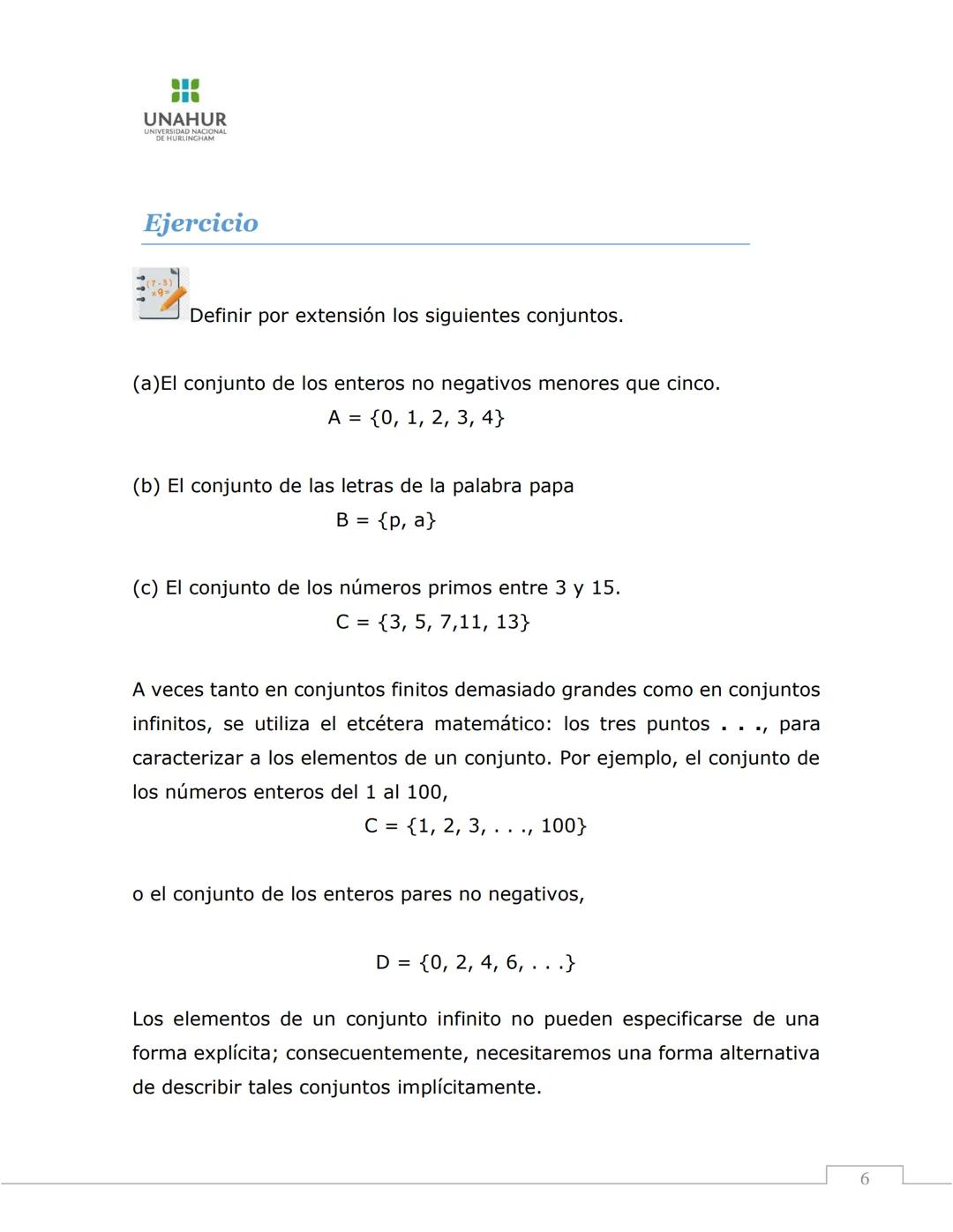 # Matemática para
# Informática I
APUNTE TEÓRICO
UNIDAD 2: CONJUNTOS, FUNCIONES PROPOSICIONALES Y
DIVISIBILIDAD ENTERA
UNAHUR | 2022
ING.