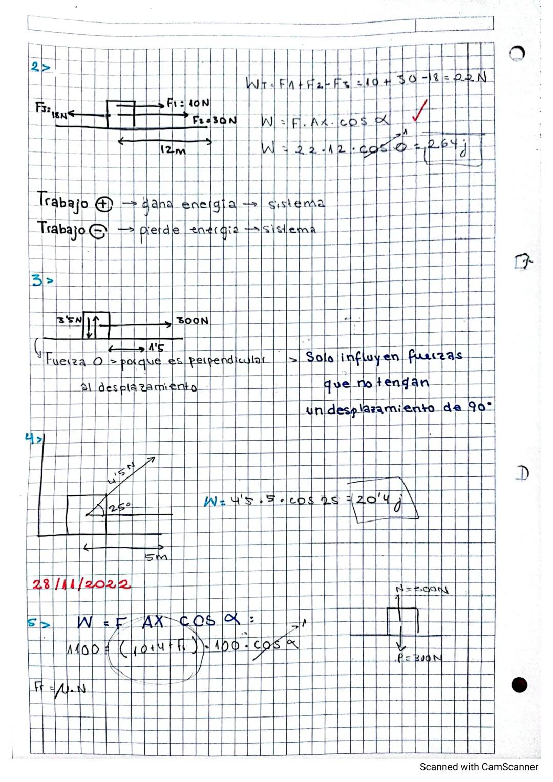 25/11/2022
TEMA 3: EL TRABAJO
• Energia > capacidad que tienen los cuerpos de provocarecambios.
Se mide en Julios
TRABAJO > energra que migr