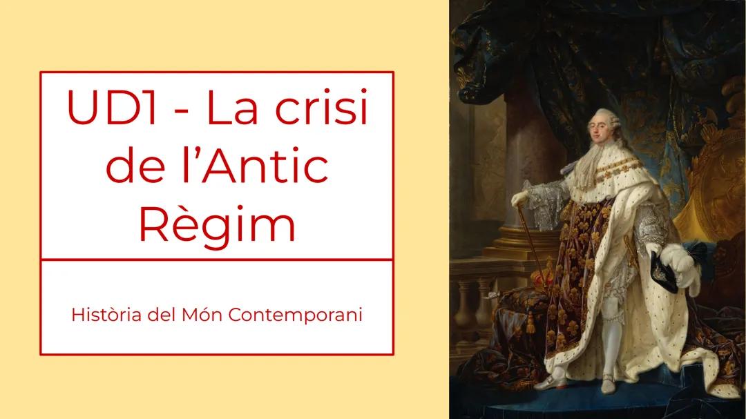 La crisi de l’Antic Règim