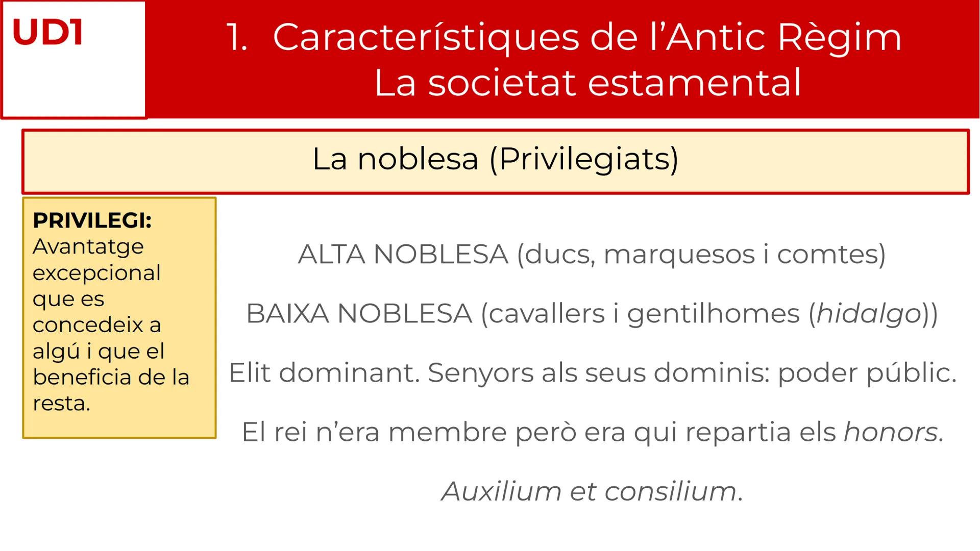 # UD1 - La crisi
de l'Antic
Règim
Història del Món Contemporani # UDI
# Índex de la Unitat
1. Característiques de l'Antic Règim
2. La Il