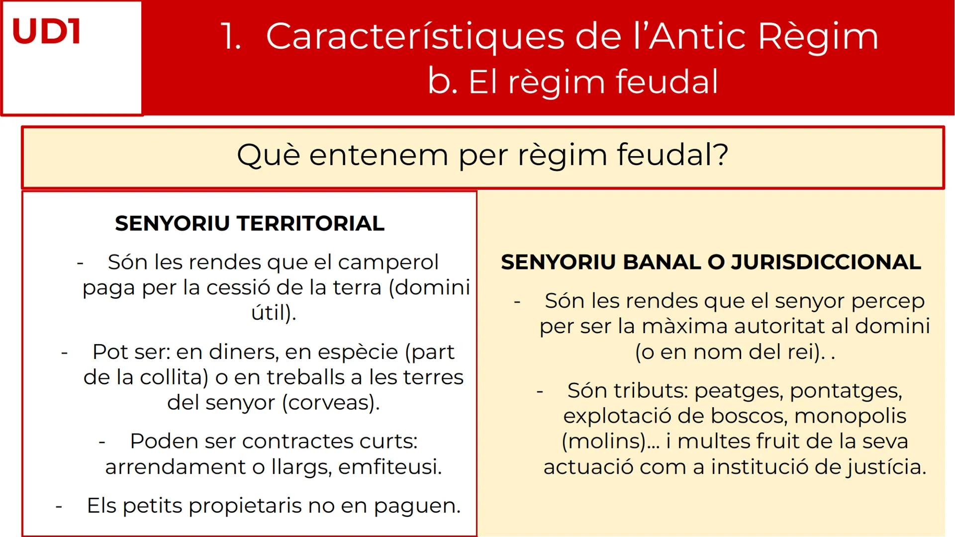 # UD1 - La crisi
de l'Antic
Règim
Història del Món Contemporani # UDI
# Índex de la Unitat
1. Característiques de l'Antic Règim
2. La Il