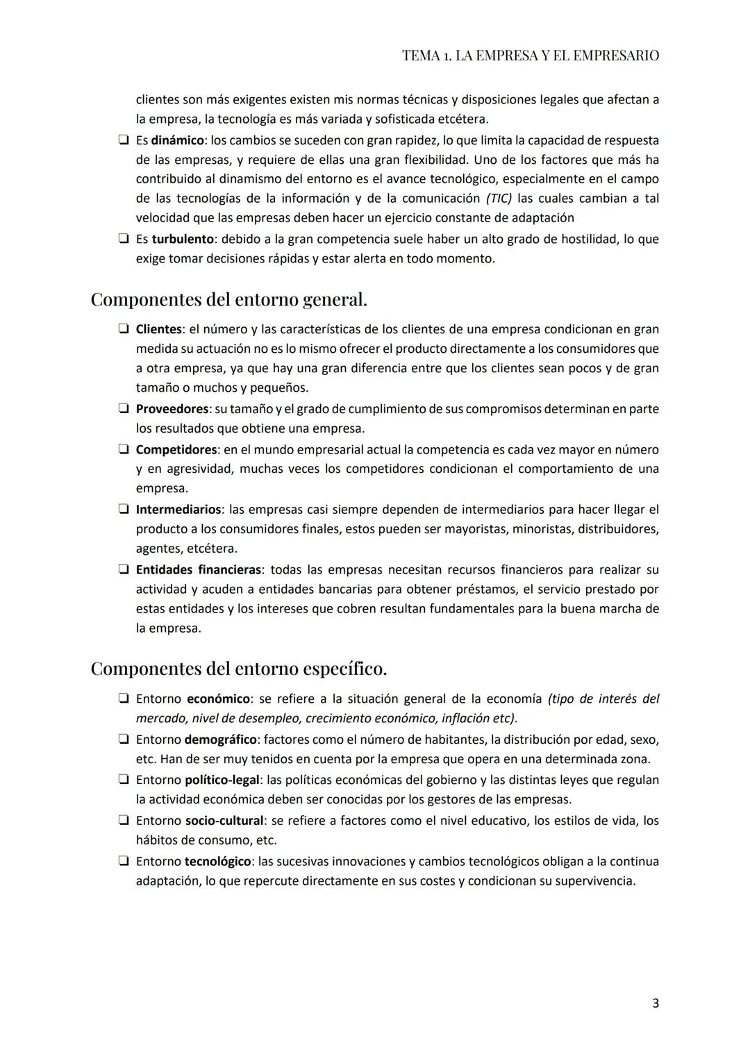 # TEMA 1
LA EMPRESA Y EL EMPRESARIO TEMA 1. LA EMPRESA Y EL EMPRESARIO
EL CONCEPTO DE EMPRESA
EL ENTORNO EMPRESARIAL
La empresa como sis
