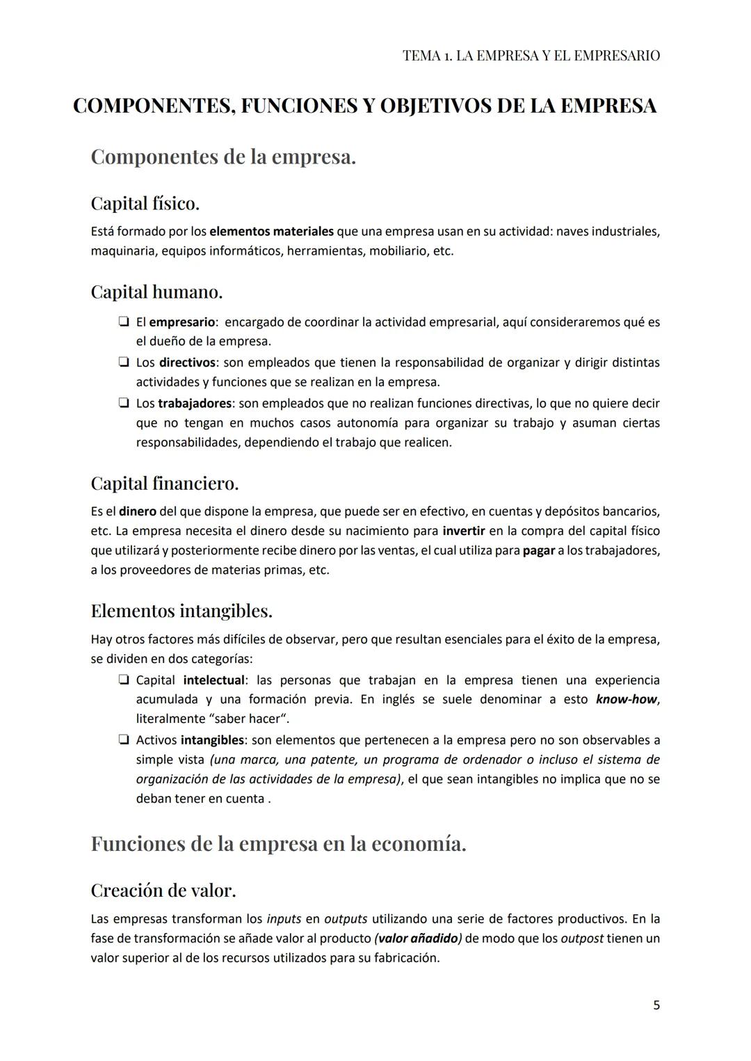 # TEMA 1
LA EMPRESA Y EL EMPRESARIO TEMA 1. LA EMPRESA Y EL EMPRESARIO
EL CONCEPTO DE EMPRESA
EL ENTORNO EMPRESARIAL
La empresa como sis