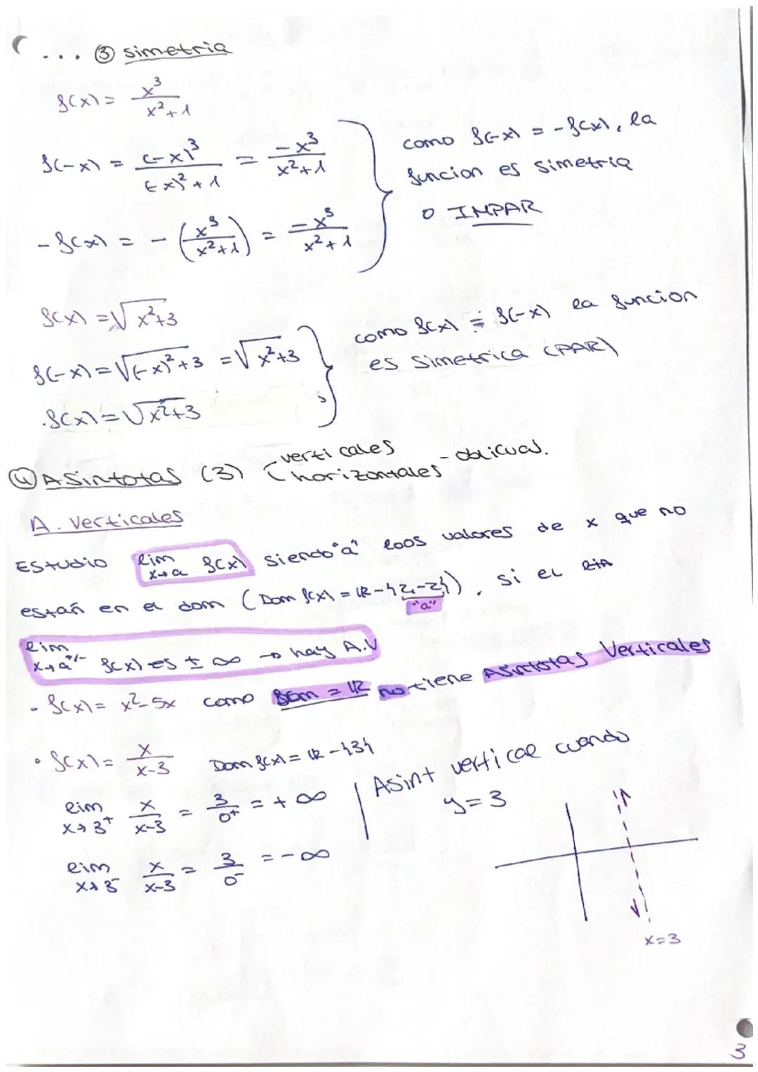 MATES APUNTES
ESTUDIO DE FUNCIONES
MATES I
2n bach
Para Poder representar una funcion debemos seguir estos pasos:
DOMINIO
Depende
otra:
el t