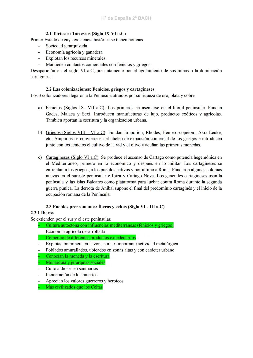 Hª de España 2º BACH
LA PREHISTORIA Y EL LEGADO ROMANO
1. Rasgos generales de la prehistoria
La prehistoria estudia el pasado de los seres h