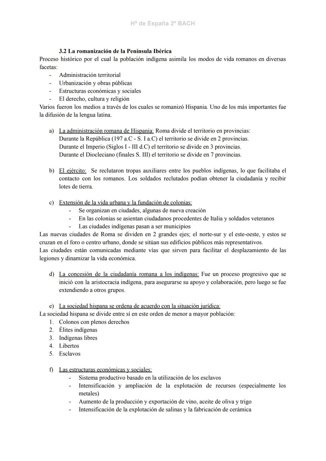 Hª de España 2º BACH
LA PREHISTORIA Y EL LEGADO ROMANO
1. Rasgos generales de la prehistoria
La prehistoria estudia el pasado de los seres h