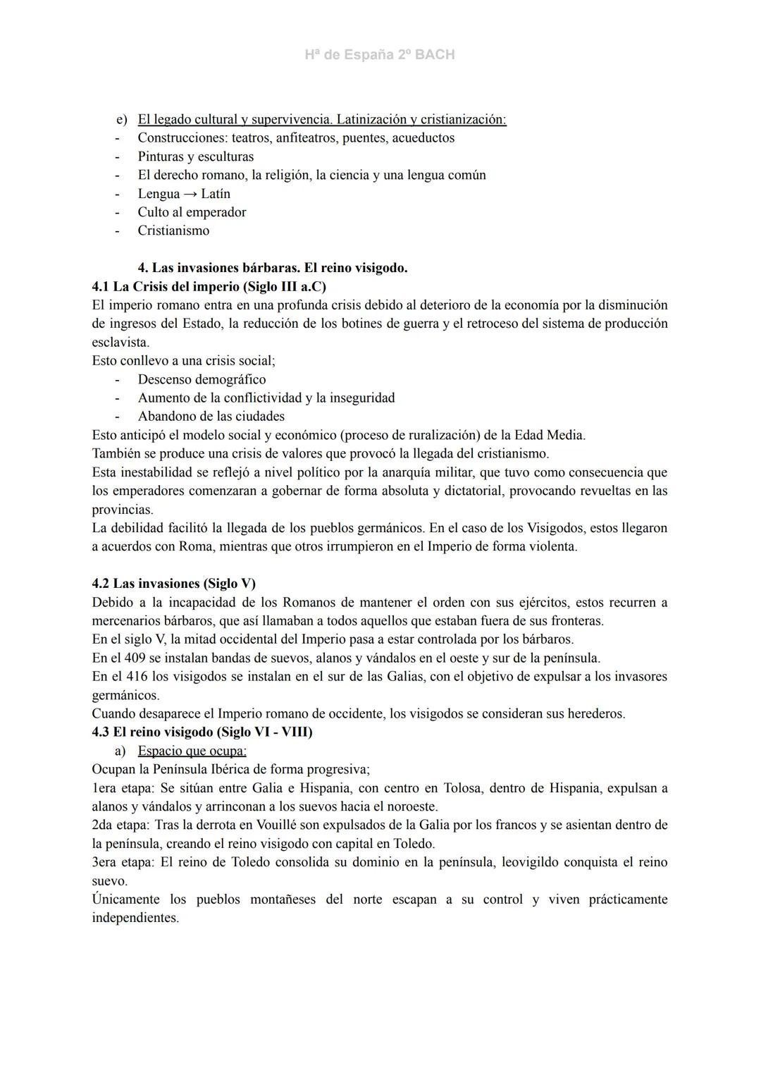 Hª de España 2º BACH
LA PREHISTORIA Y EL LEGADO ROMANO
1. Rasgos generales de la prehistoria
La prehistoria estudia el pasado de los seres h