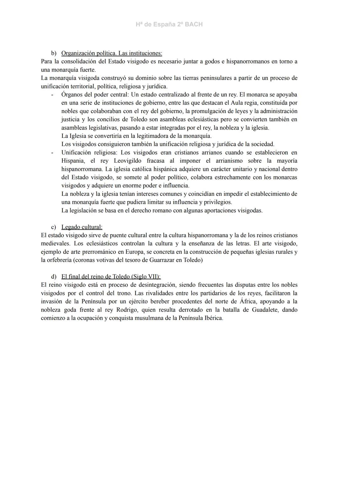 Hª de España 2º BACH
LA PREHISTORIA Y EL LEGADO ROMANO
1. Rasgos generales de la prehistoria
La prehistoria estudia el pasado de los seres h